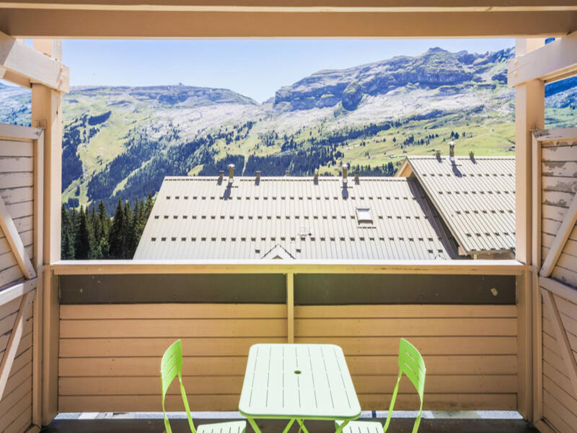 Appartement op 1800m in Flaine met panoramisch uitzicht en balkon - foto 16