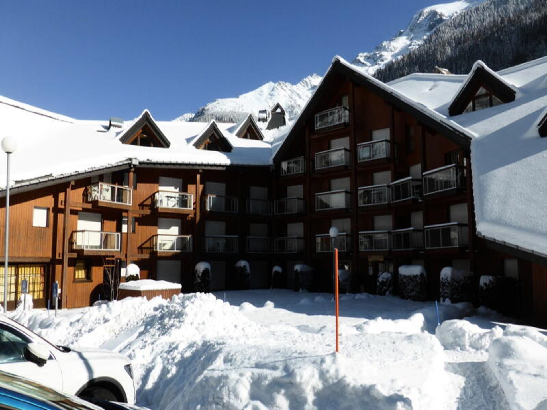 Zolderappartement op 200m van de piste met uitzicht op de Mont Blanc - foto 2