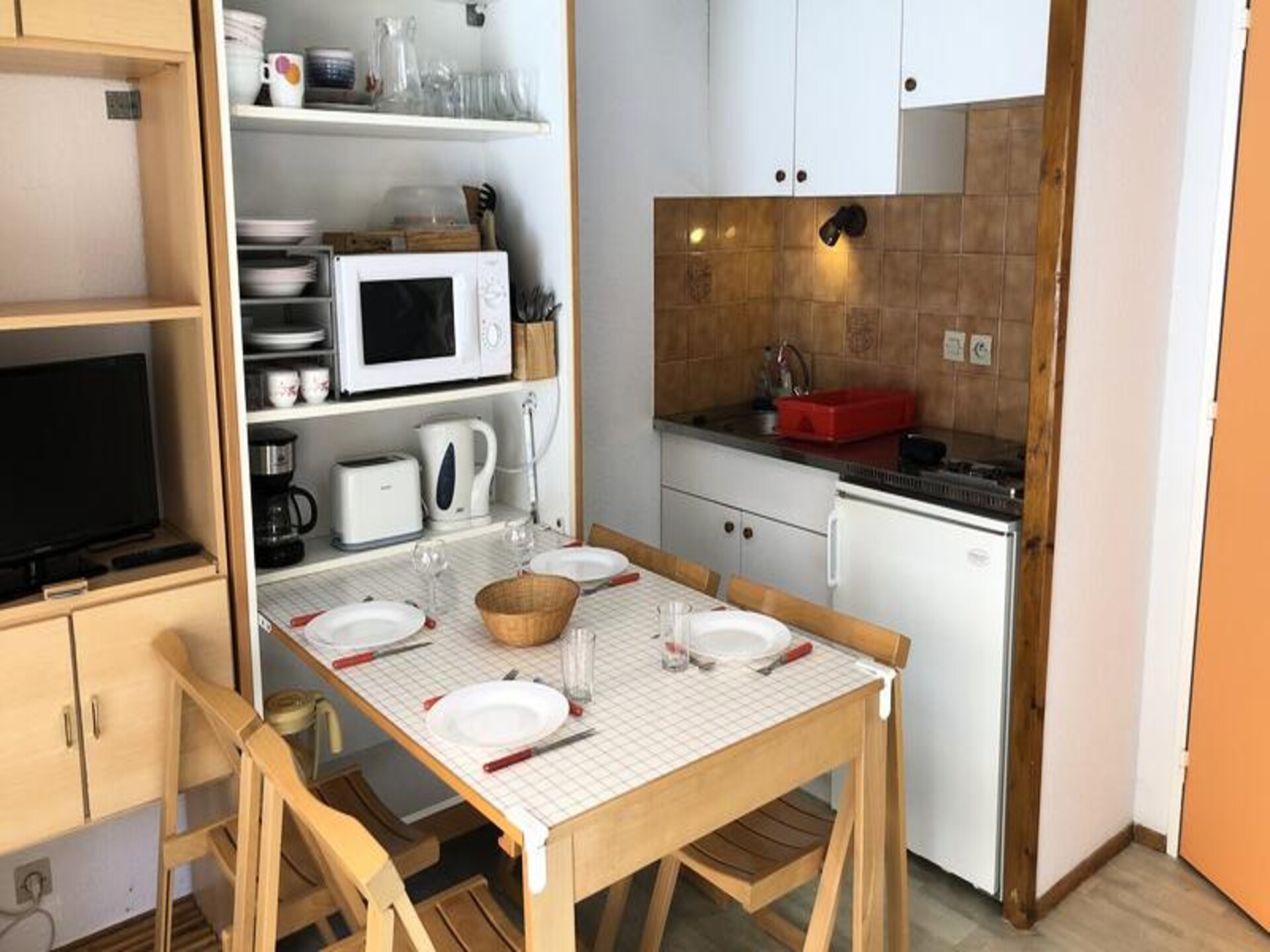 Knusse studio voor 4 personen op 200m van de piste in Les Contamines - foto 7
