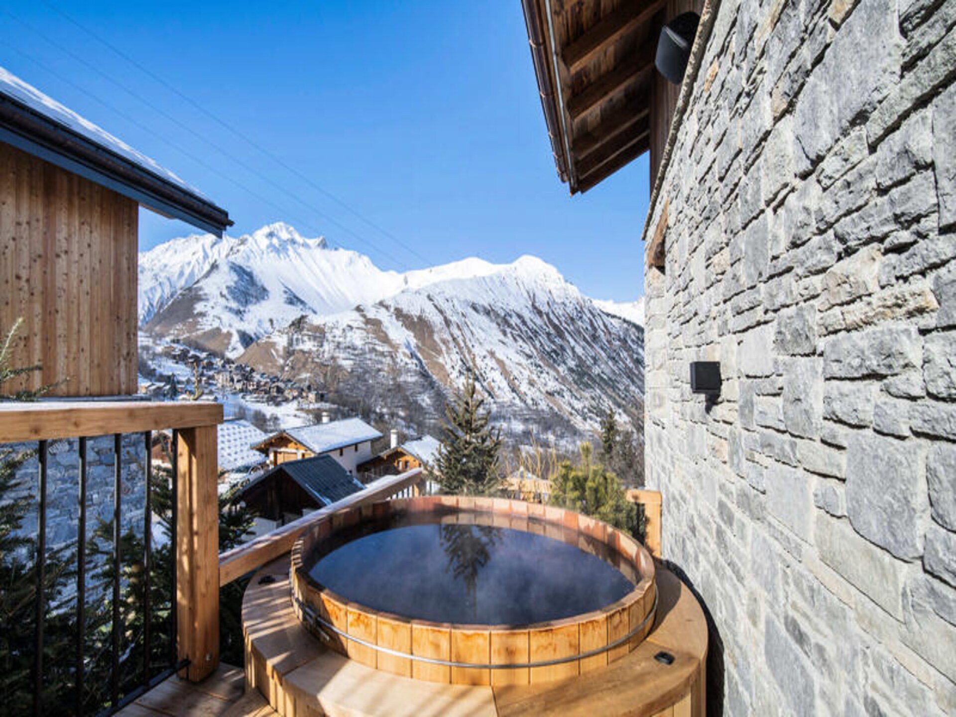 Chalet Eden: Luxe 12-persoons appartement in Saint-Martin-de-Belleville met hamam - foto 5