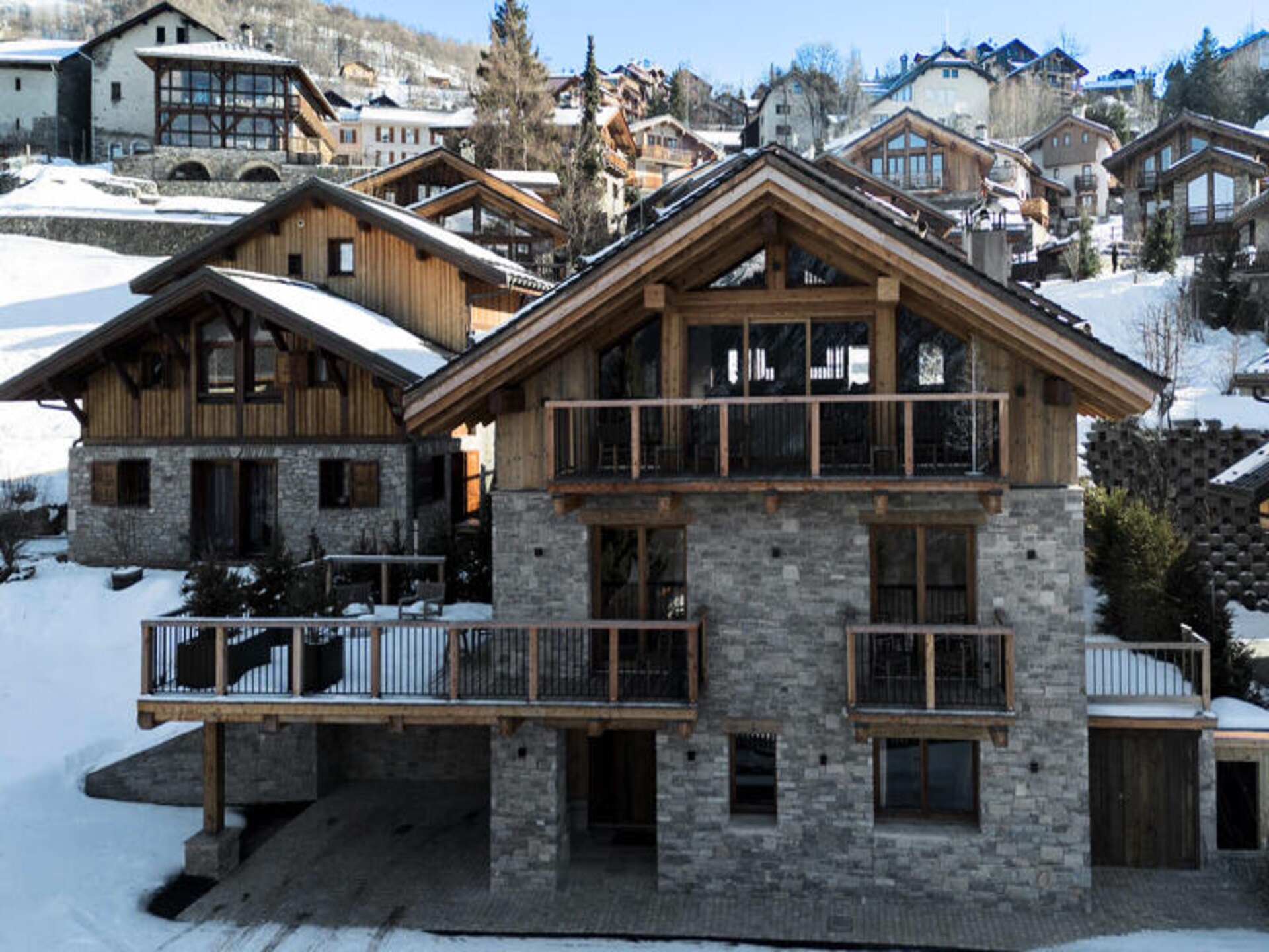 Chalet Eden: Luxe 12-persoons appartement in Saint-Martin-de-Belleville met hamam - foto 16