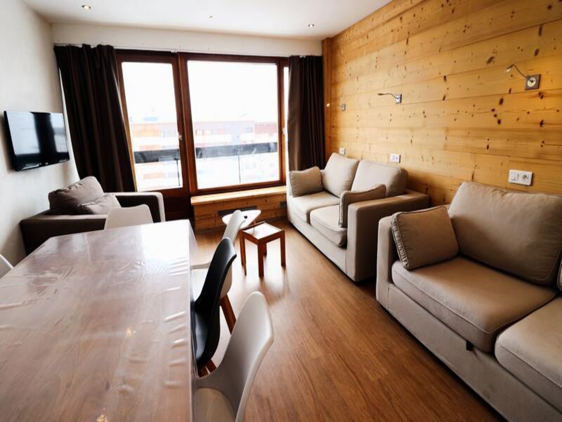 Zonnig appartement op de piste in Tignes le Lac met panoramisch uitzicht - foto 5