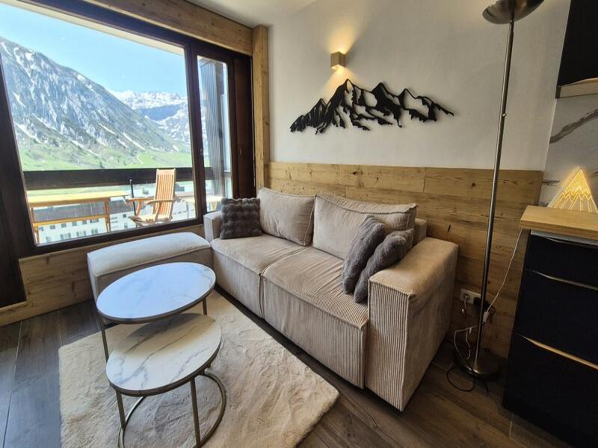 Panoramisch appartement aan de piste in Tignes Le Lac, 4 personen - foto 11