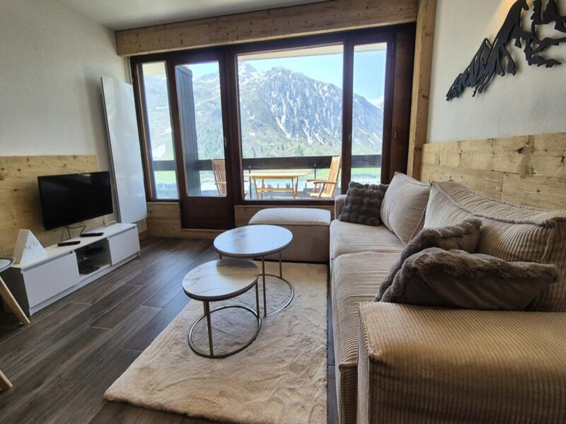Panoramisch appartement aan de piste in Tignes Le Lac, 4 personen - foto 12