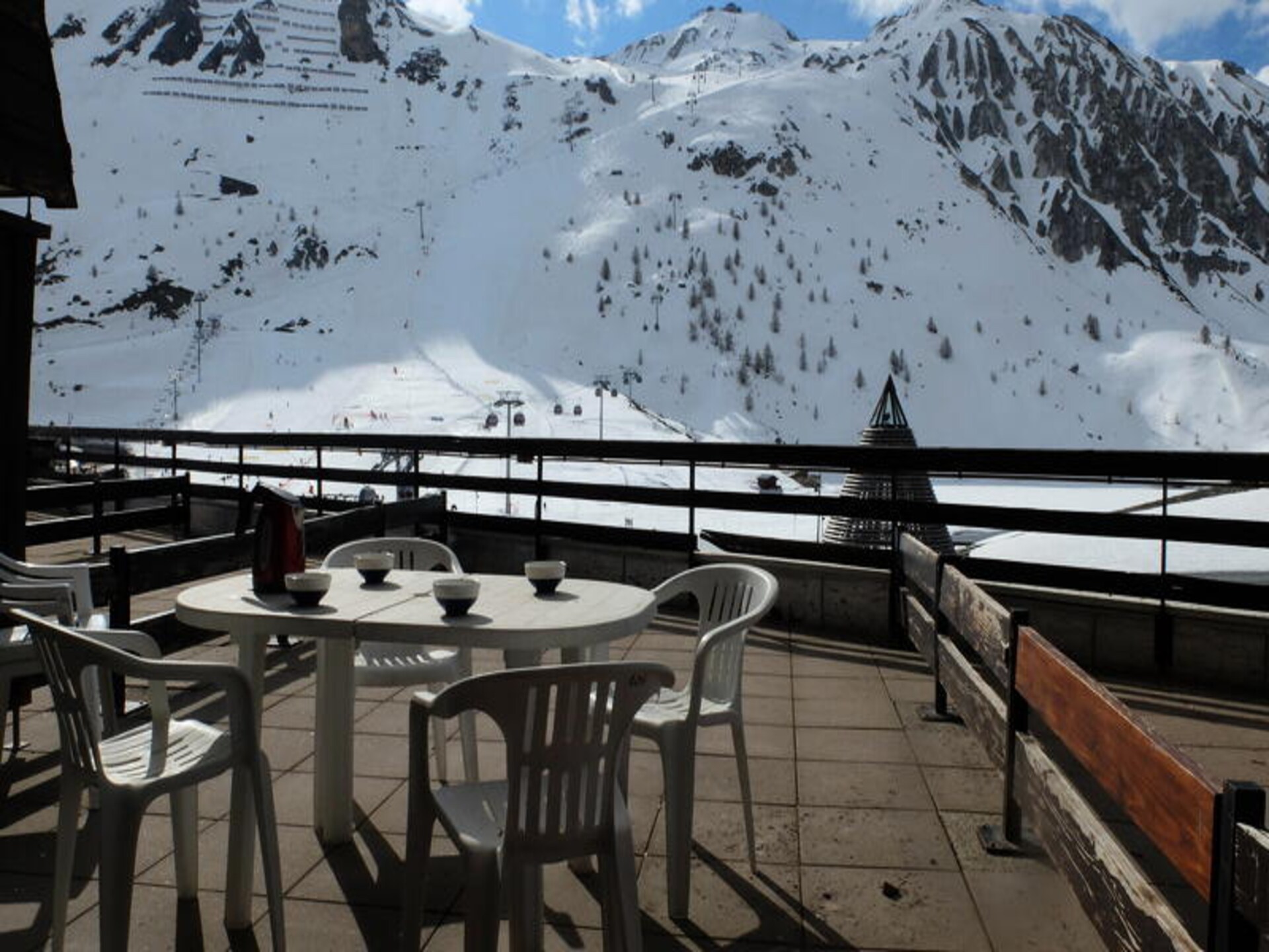 Studio met terras op het zuiden en ski-in/ski-out in Tignes Le Lac - foto 10