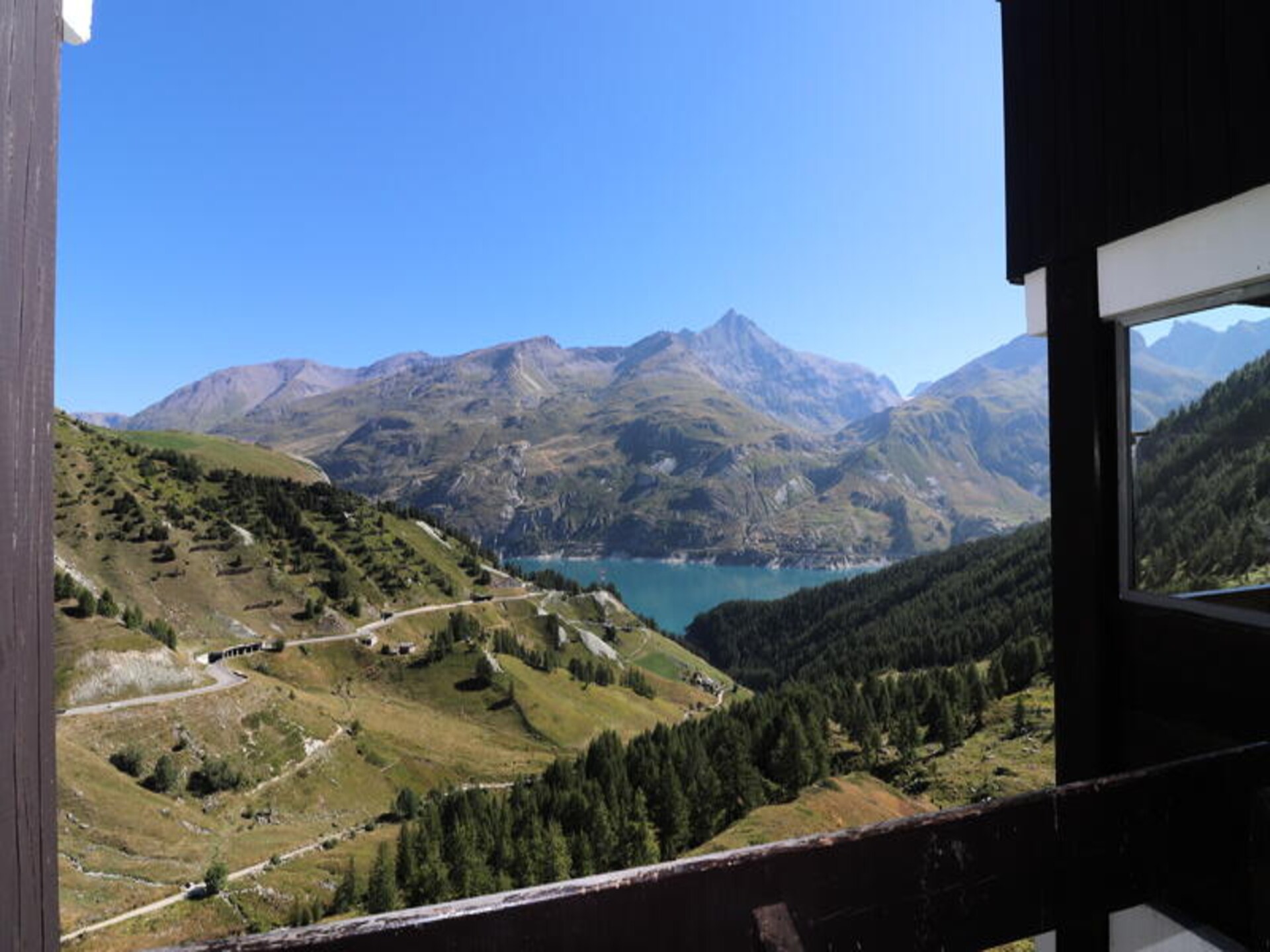 Studio Tignes Le Lavachet | Uitzicht op Meer van Chevril - foto 8