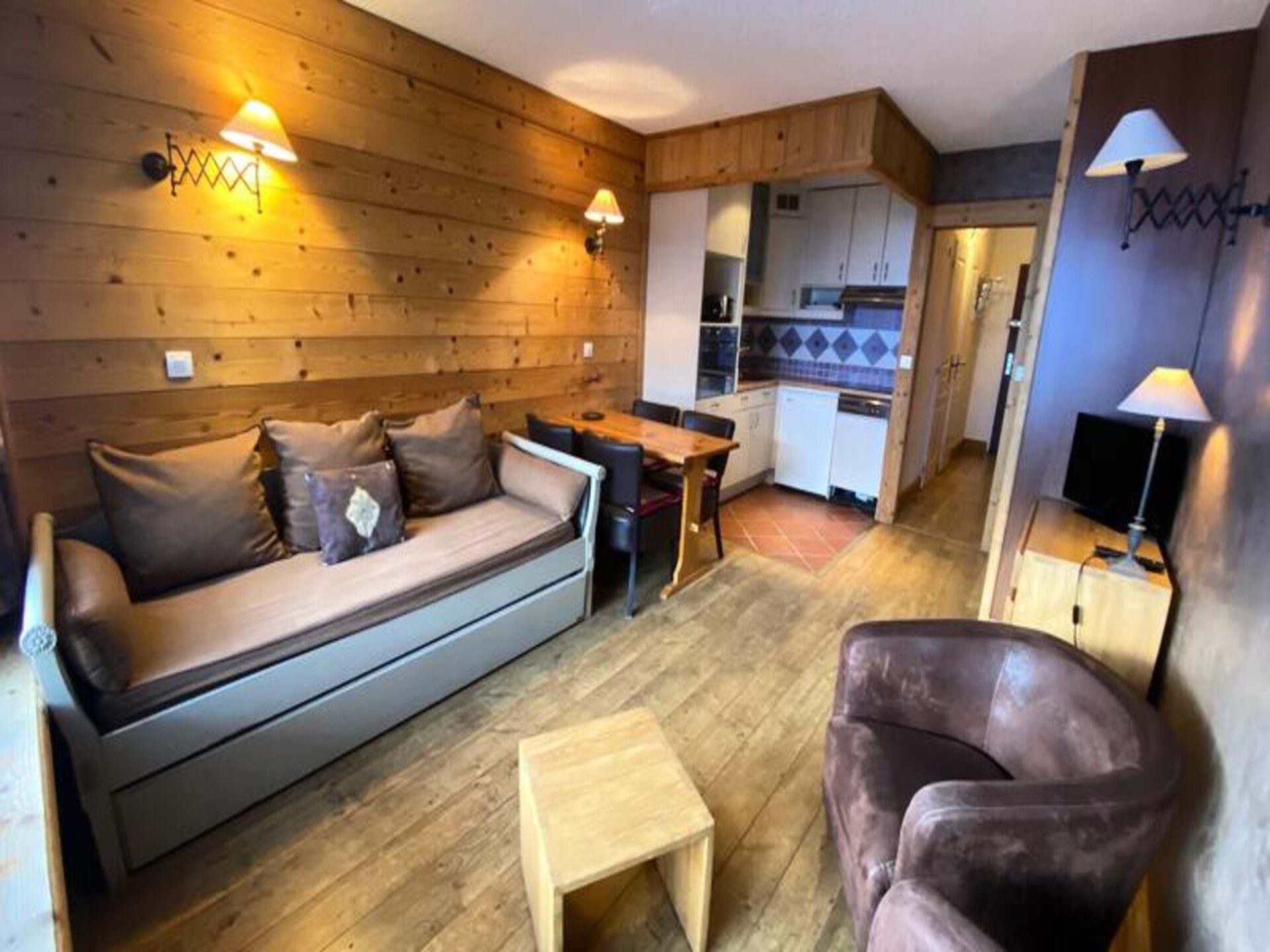 Knusse studio op 300m van de piste met gletsjerzicht in Tignes Val Claret - foto 2