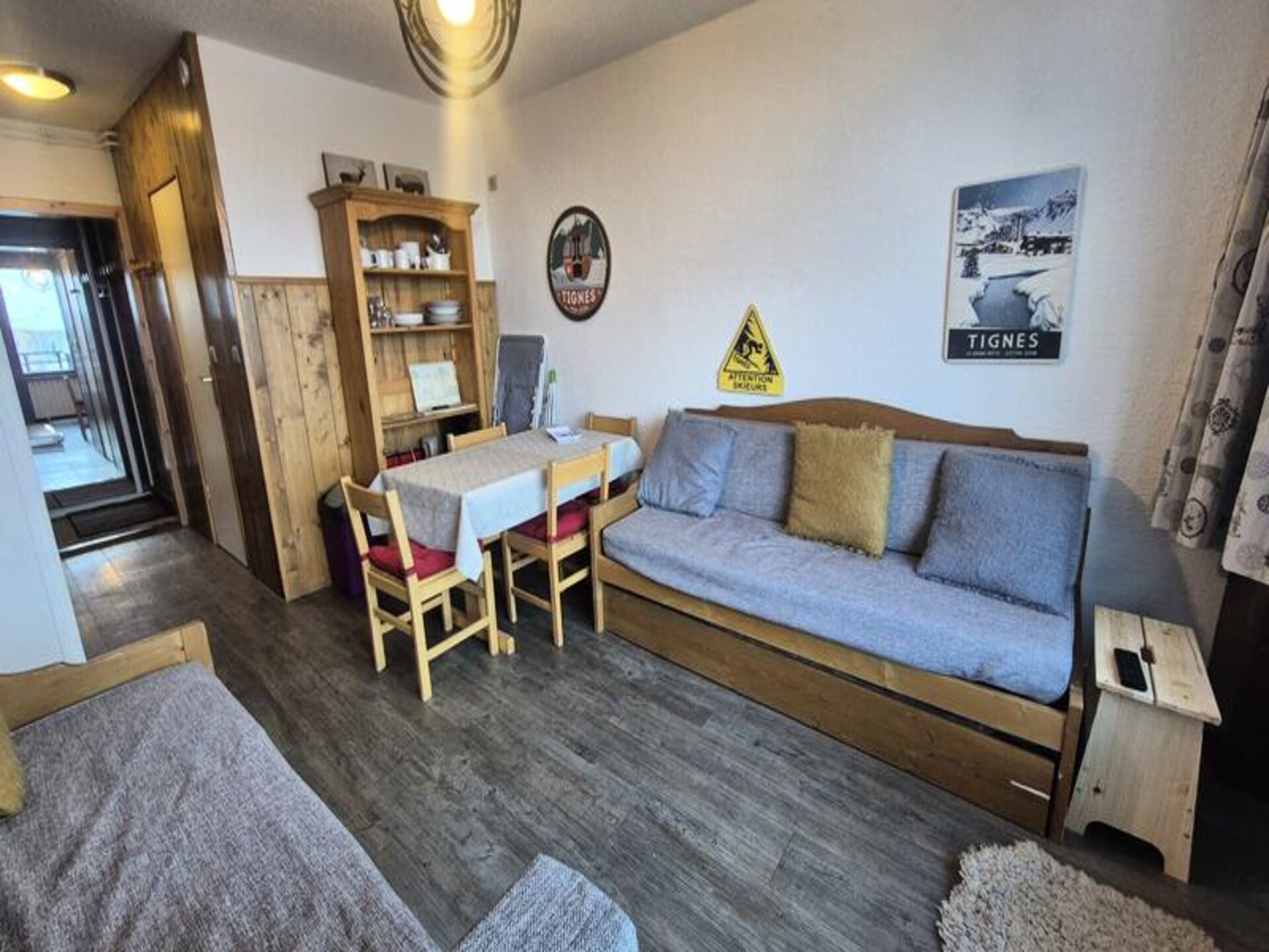 Knusse studio op de derde verdieping in Tignes Val Claret, vlakbij de piste - foto 6