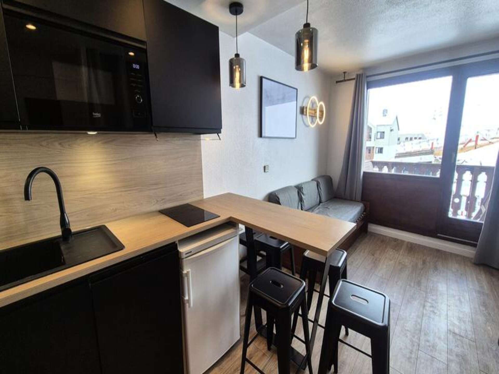 Knusse studio aan de piste in Tignes Val Claret voor 4 personen - foto 6