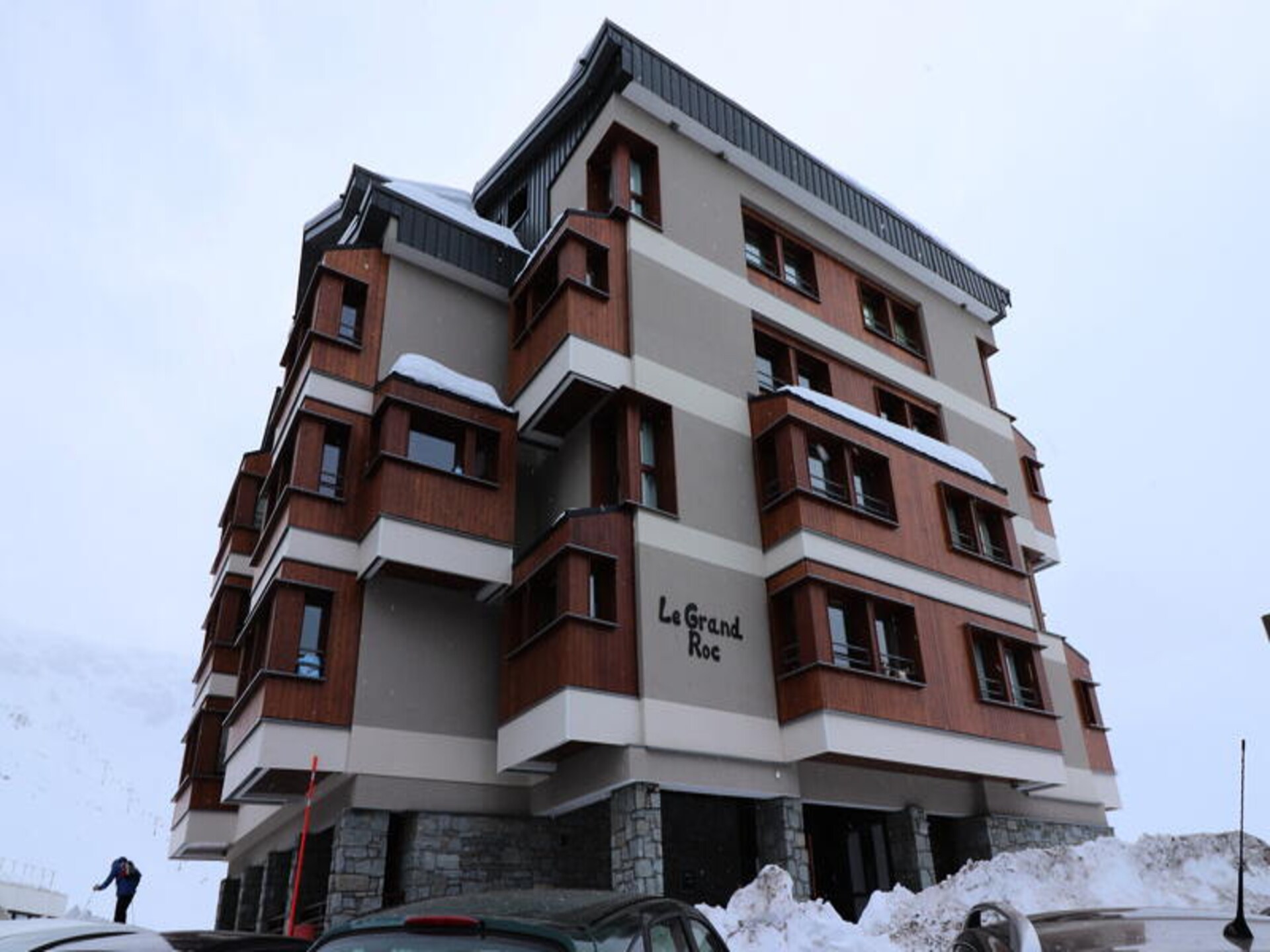 Appartement Grand Roc in Tignes: 50m van de piste met uitzicht op de bergen - foto 1