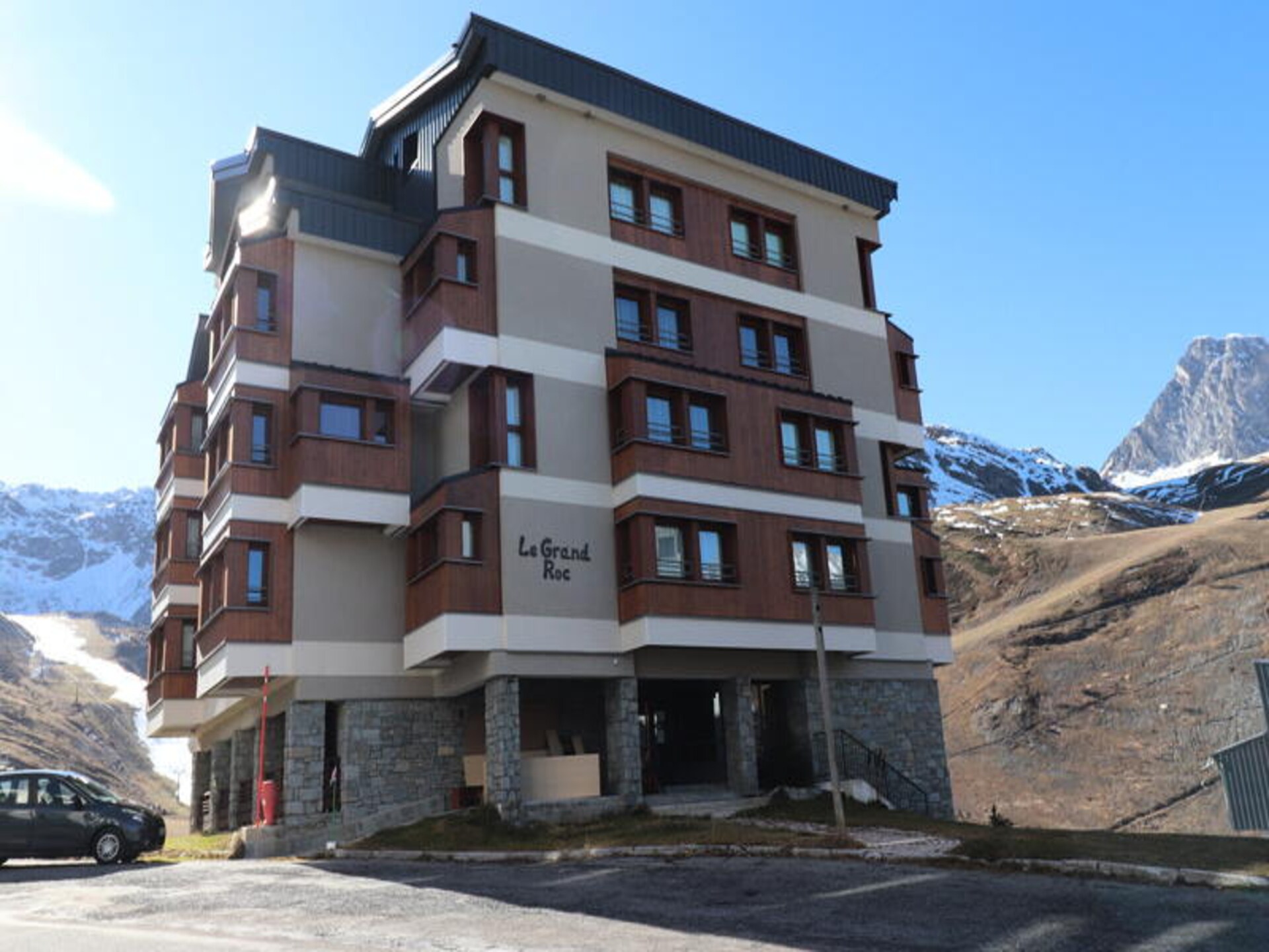 Appartement Grand Roc in Tignes: 50m van de piste met uitzicht op de bergen - foto 4