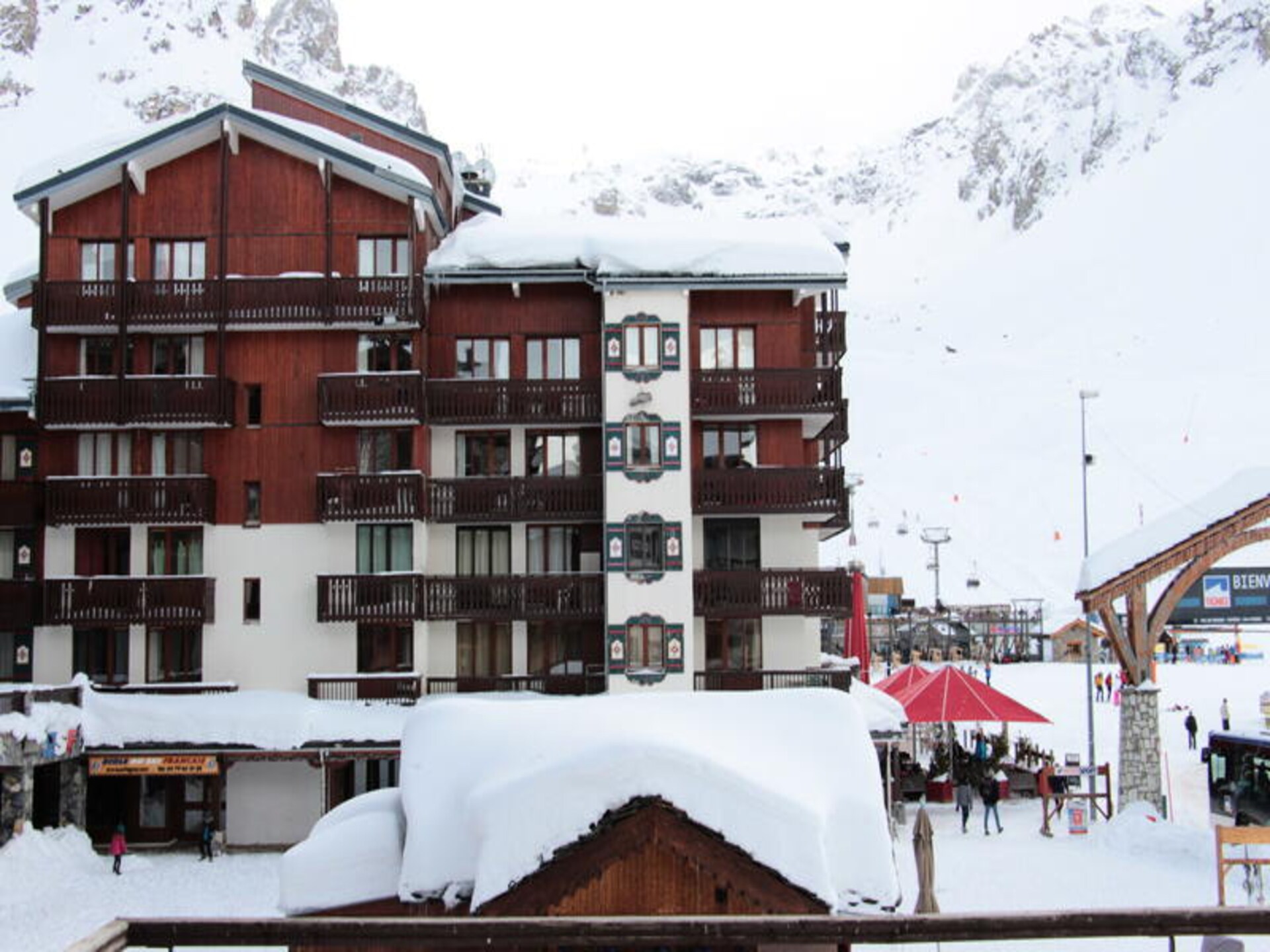 Résidence Rond Point Des Pistes C: Compact ski-appartement in hartje Tignes Val Claret - foto 11