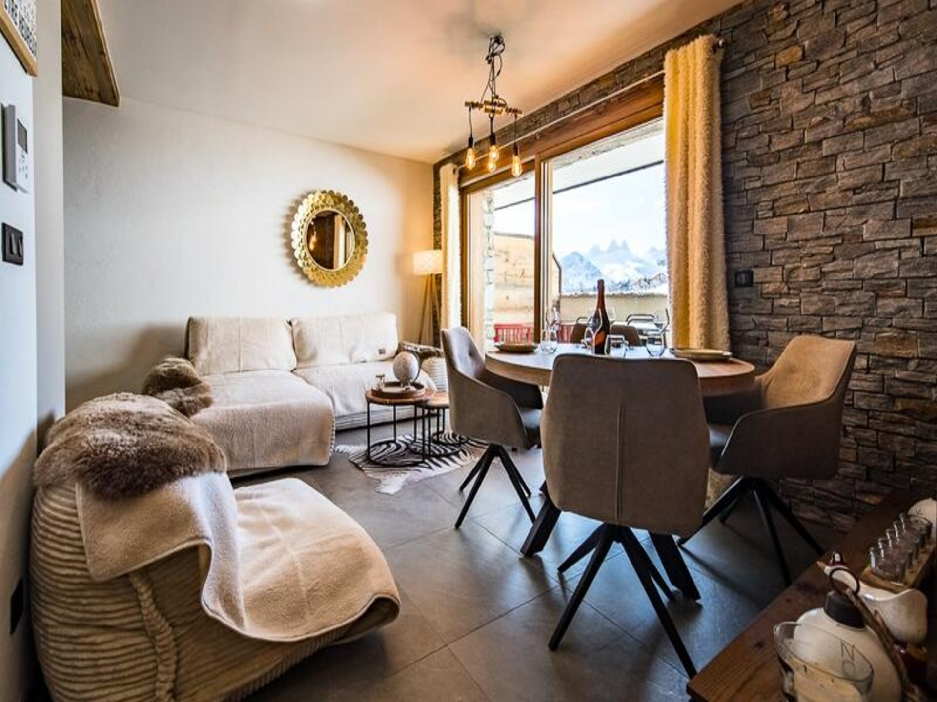 Ski-in ski-out appartement La Grande Verdette met privéjacuzzi in La Toussuire - foto 2