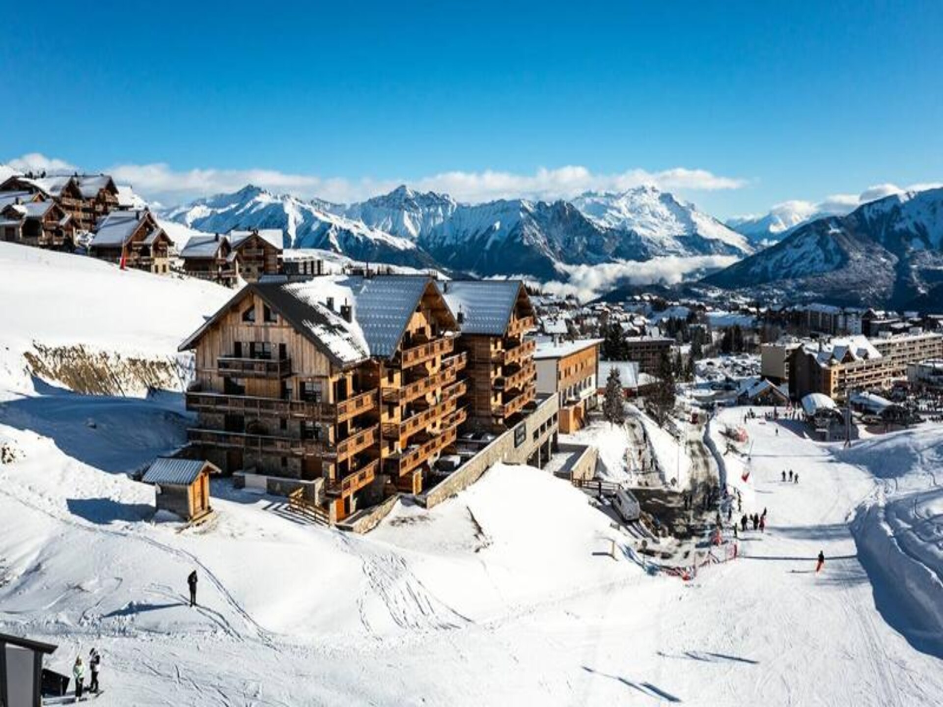 Ski-in ski-out appartement La Grande Verdette met privéjacuzzi in La Toussuire - foto 21