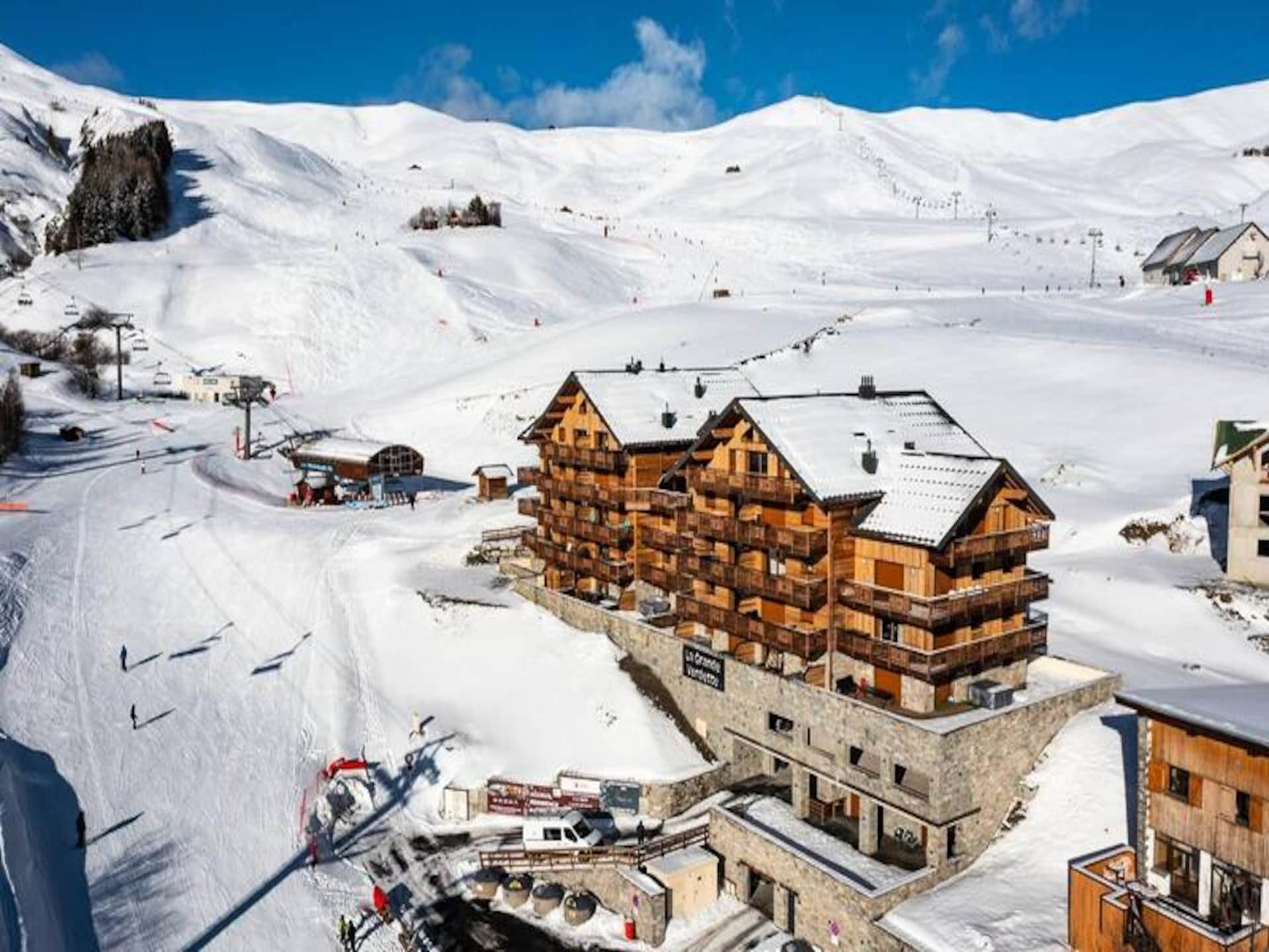 Ski-in ski-out appartement La Grande Verdette met privéjacuzzi in La Toussuire - foto 22