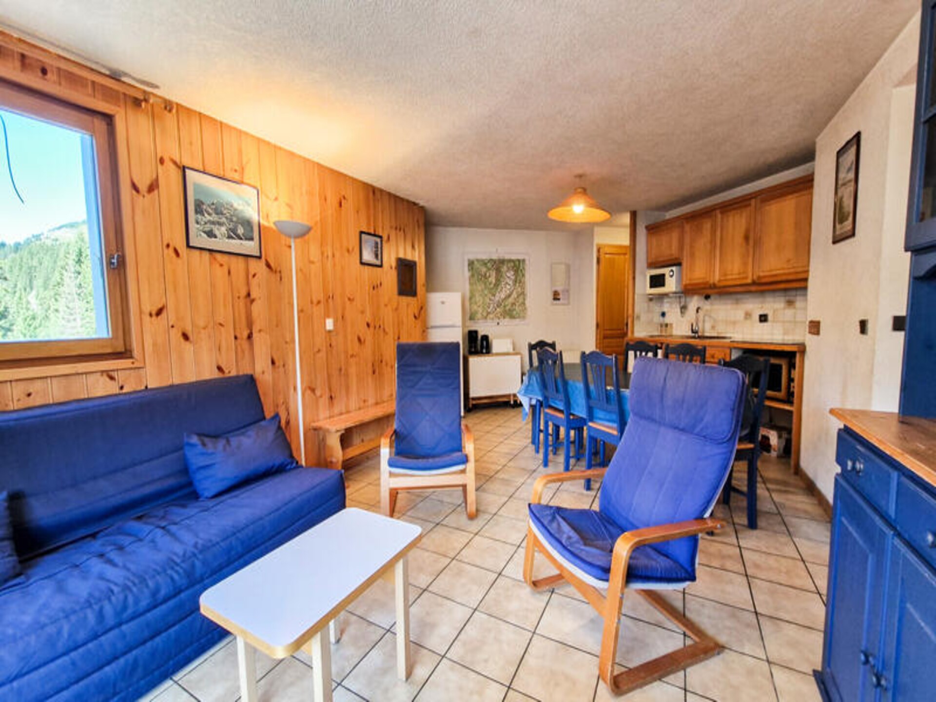 Ruim 3-kamerappartement in Flaine Forêt voor 8 personen, 200m van lift - foto 6