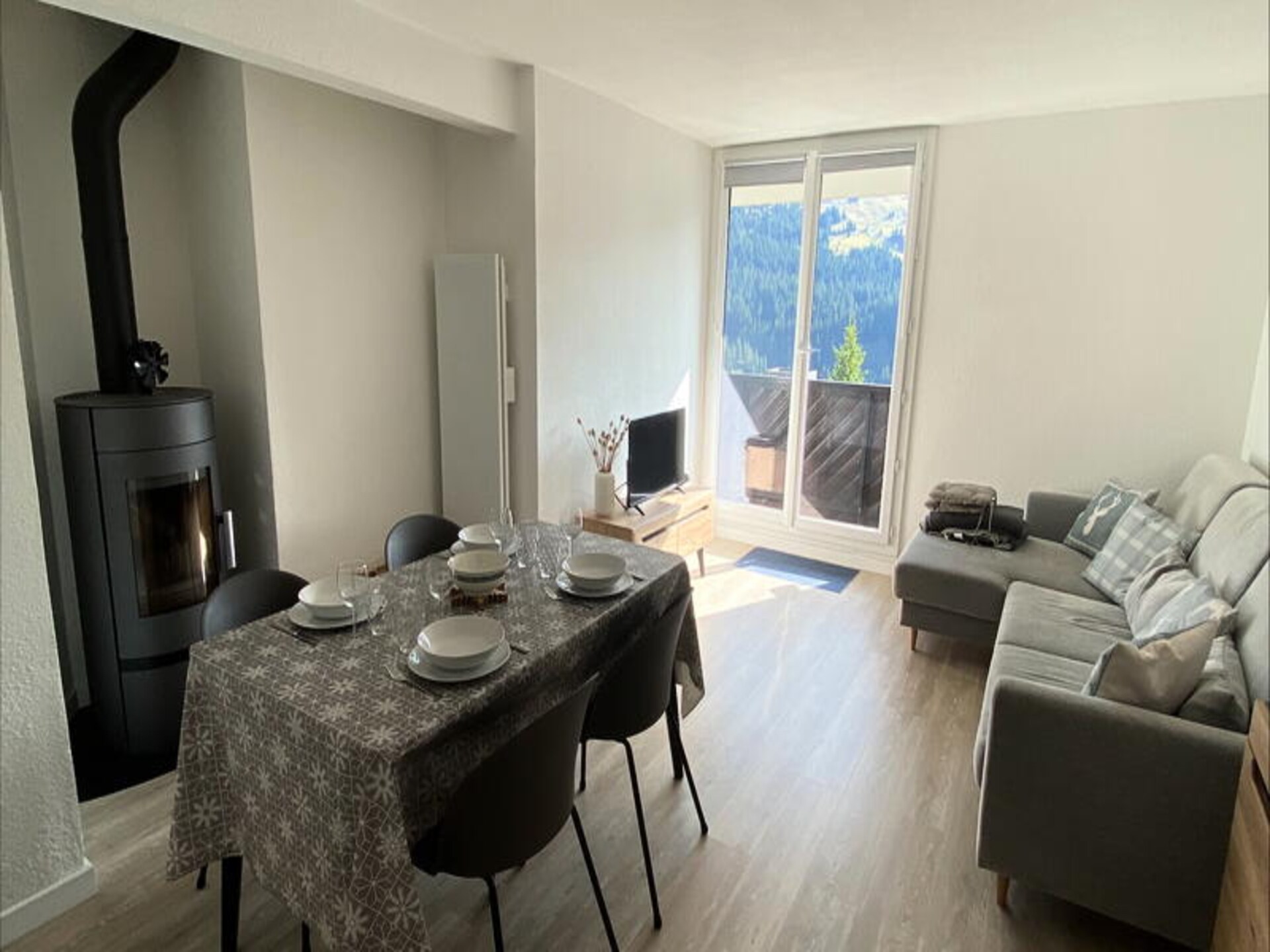 Knus 3-kamerappartement in Flaine Forêt, 150m van de lift - foto 19