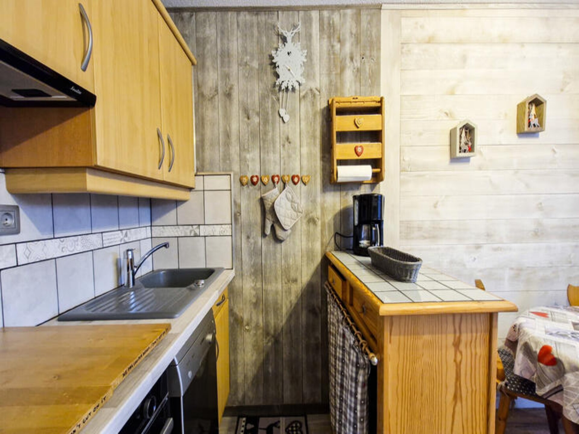 Knus appartement in Flaine Forêt, 250m van de piste met zuidbalkon - foto 10