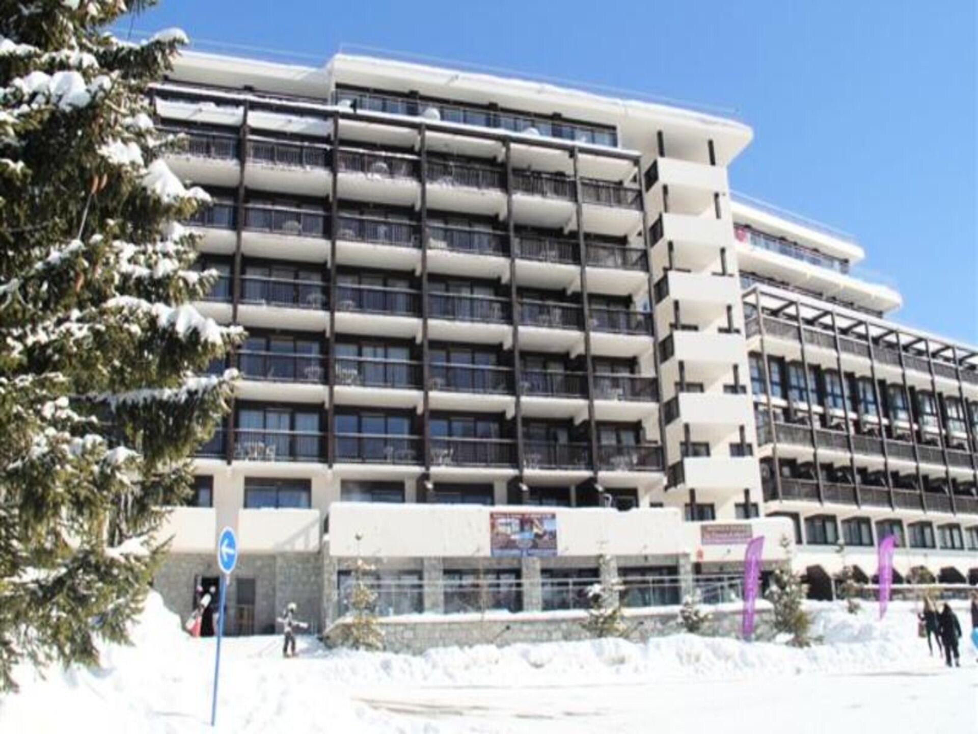 Duplex appartement in Flaine Forêt met zwembad, sauna en uitzicht op de pistes - foto 1