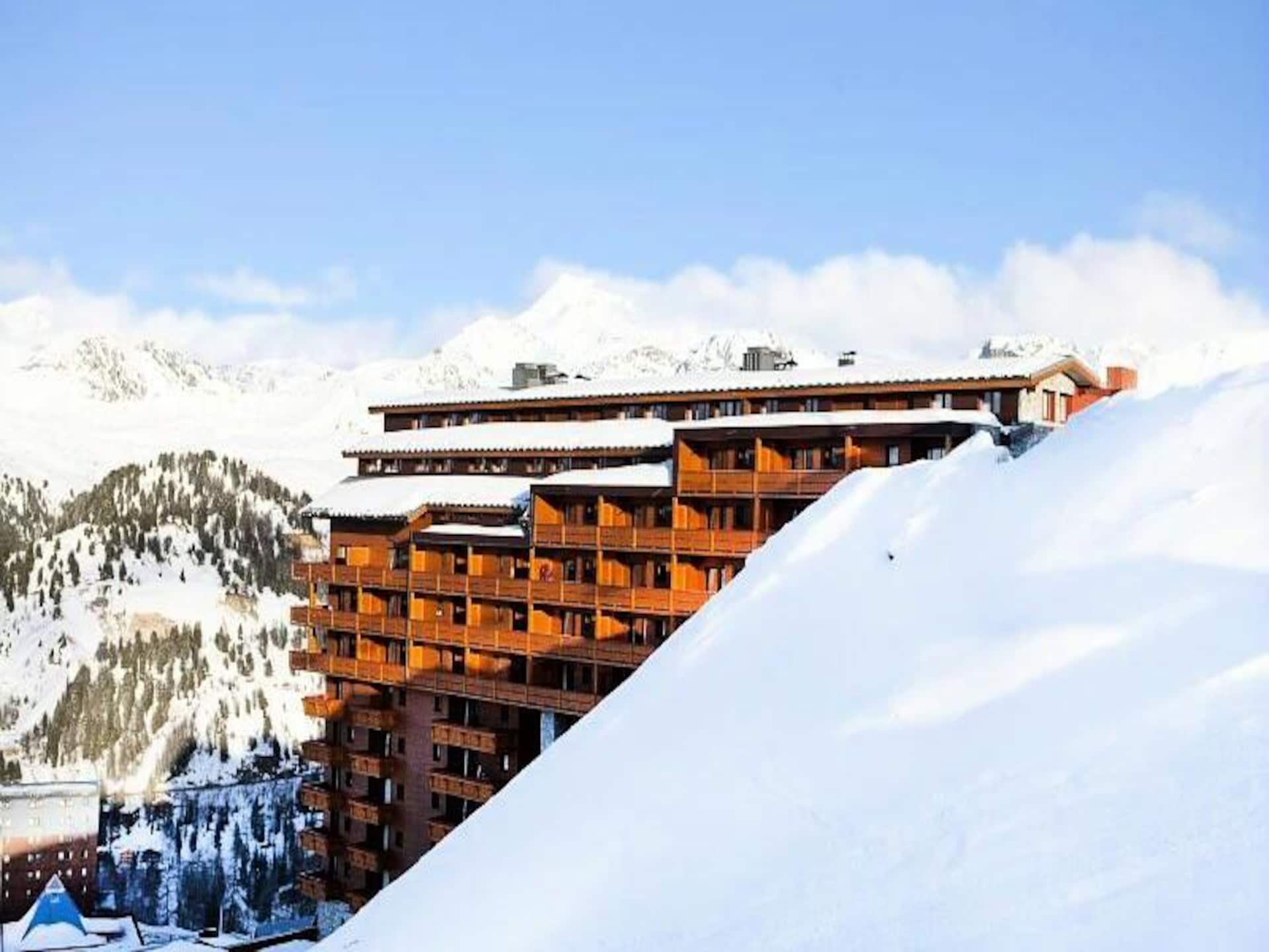 Appartement 6 pers. aan de piste in Aime La Plagne met zwembad - foto 2