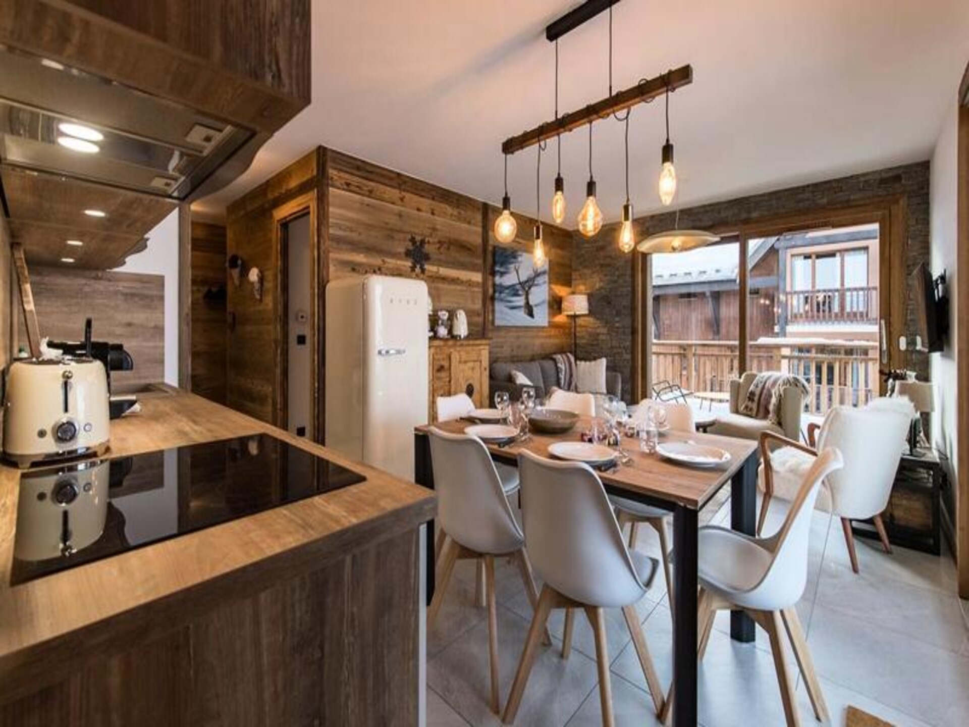 Appartement 6 pers. op 1950m met directe piste-toegang in Valmeinier - foto 2