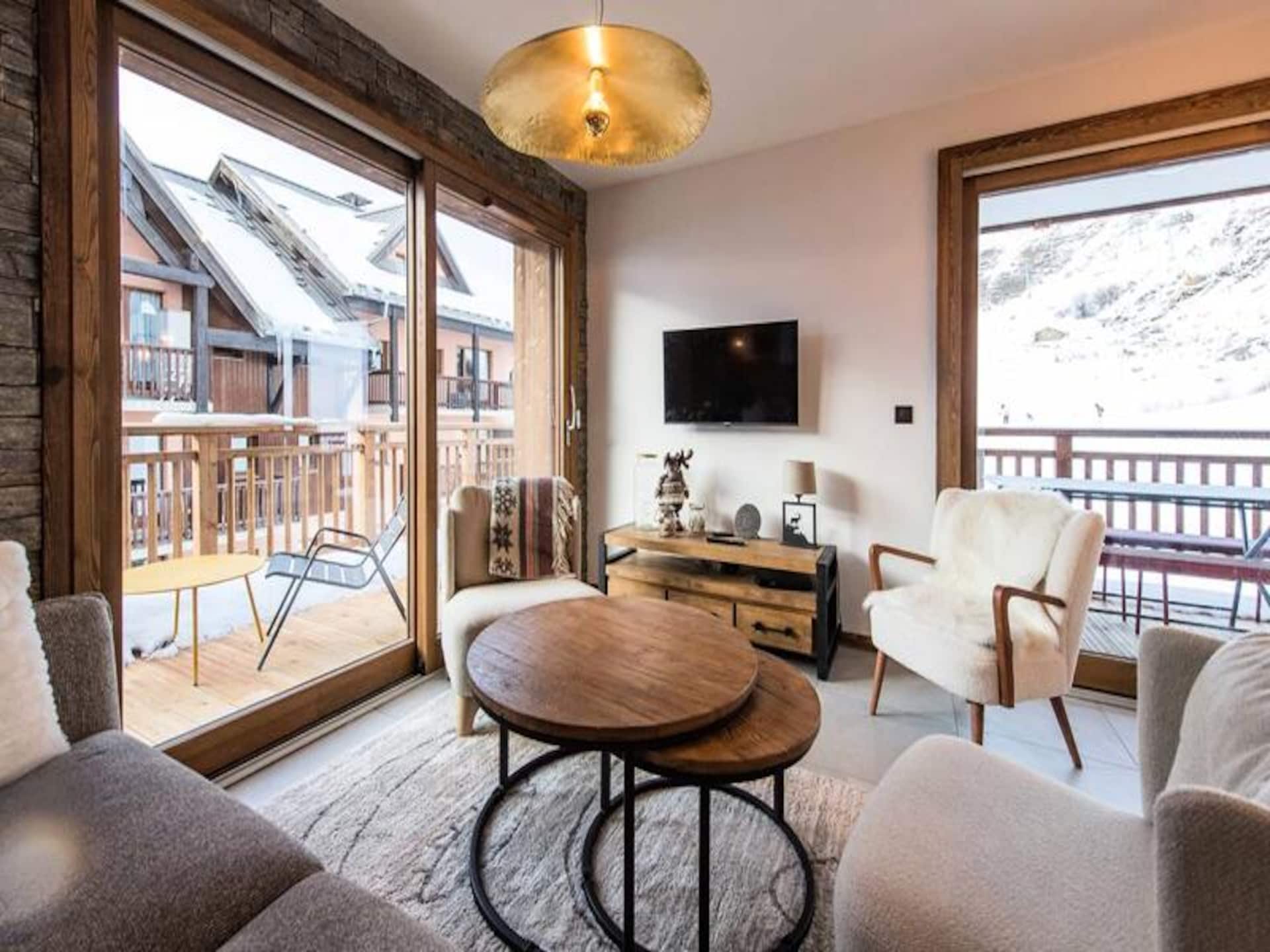 Appartement 6 pers. op 1950m met directe piste-toegang in Valmeinier - foto 3