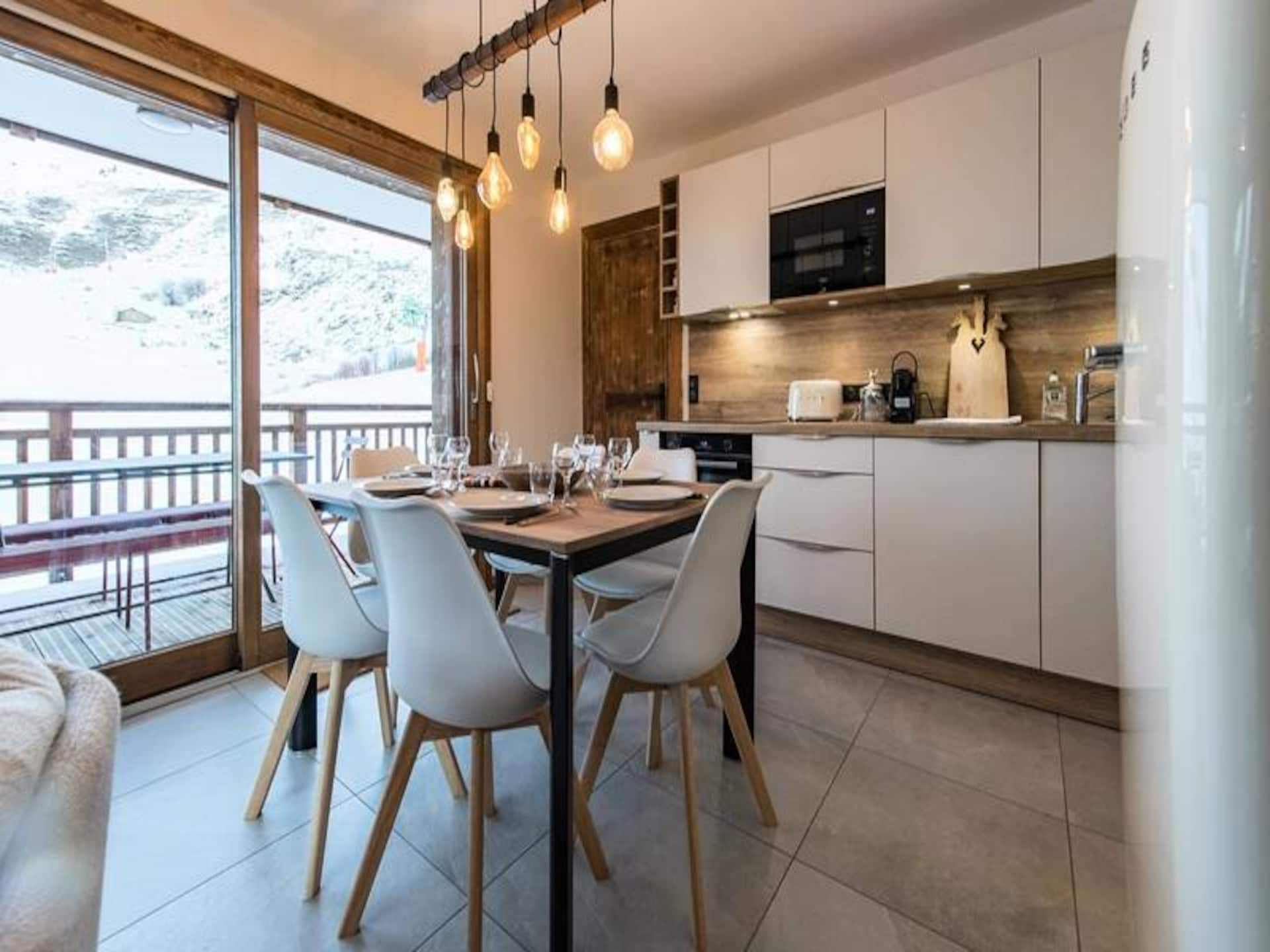 Appartement 6 pers. op 1950m met directe piste-toegang in Valmeinier - foto 4