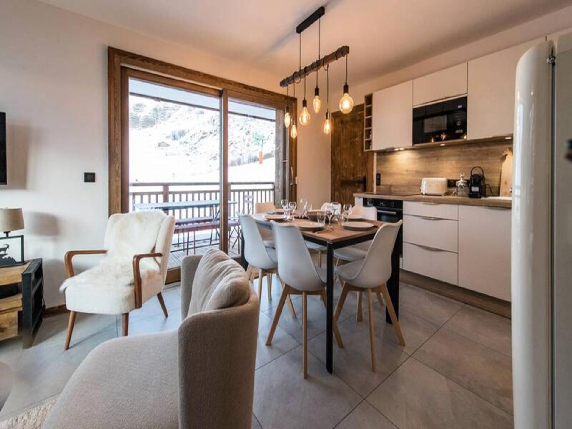 Appartement 6 pers. op 1950m met directe piste-toegang in Valmeinier - foto 6