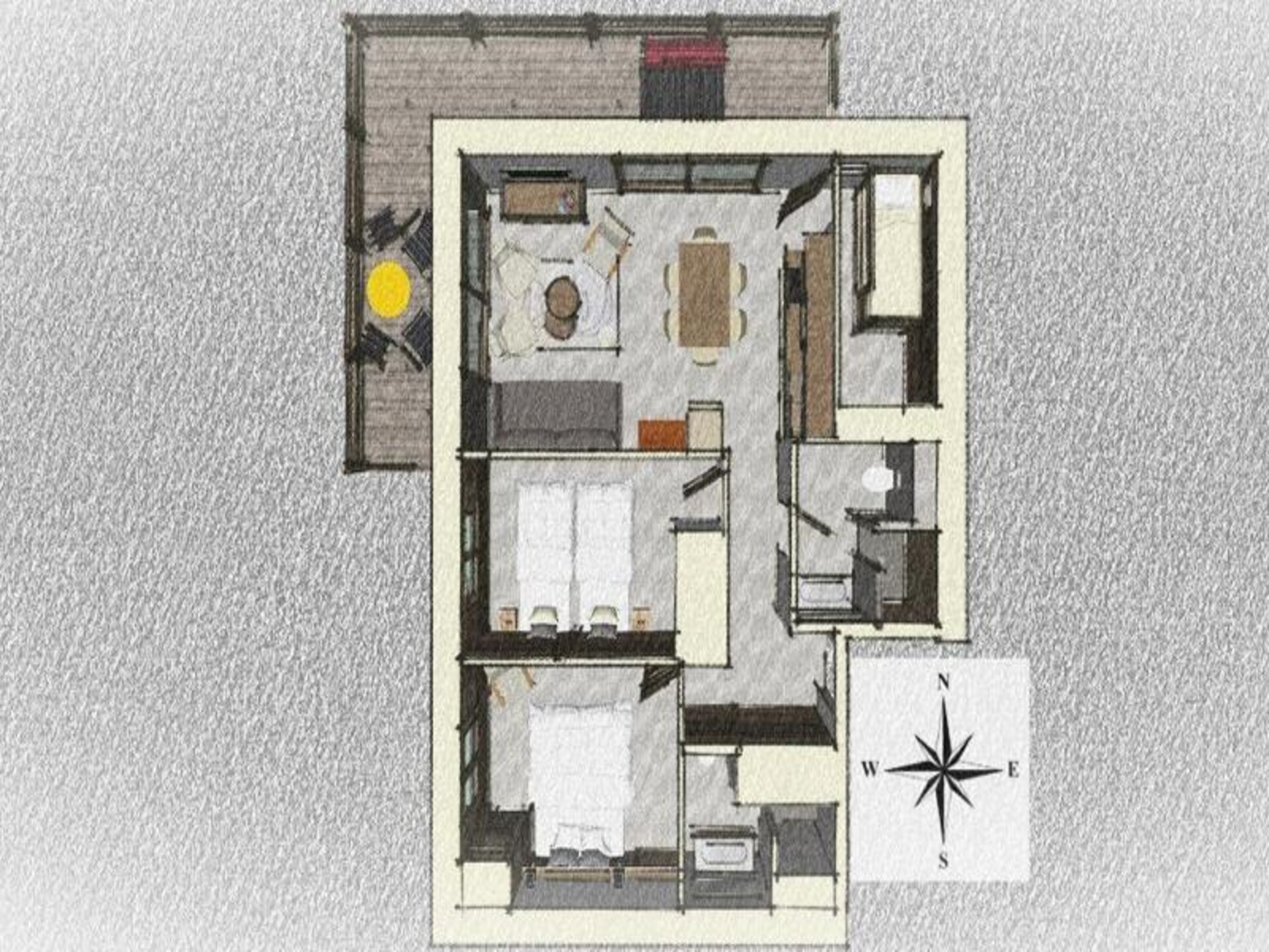 Appartement 6 pers. op 1950m met directe piste-toegang in Valmeinier - foto 21