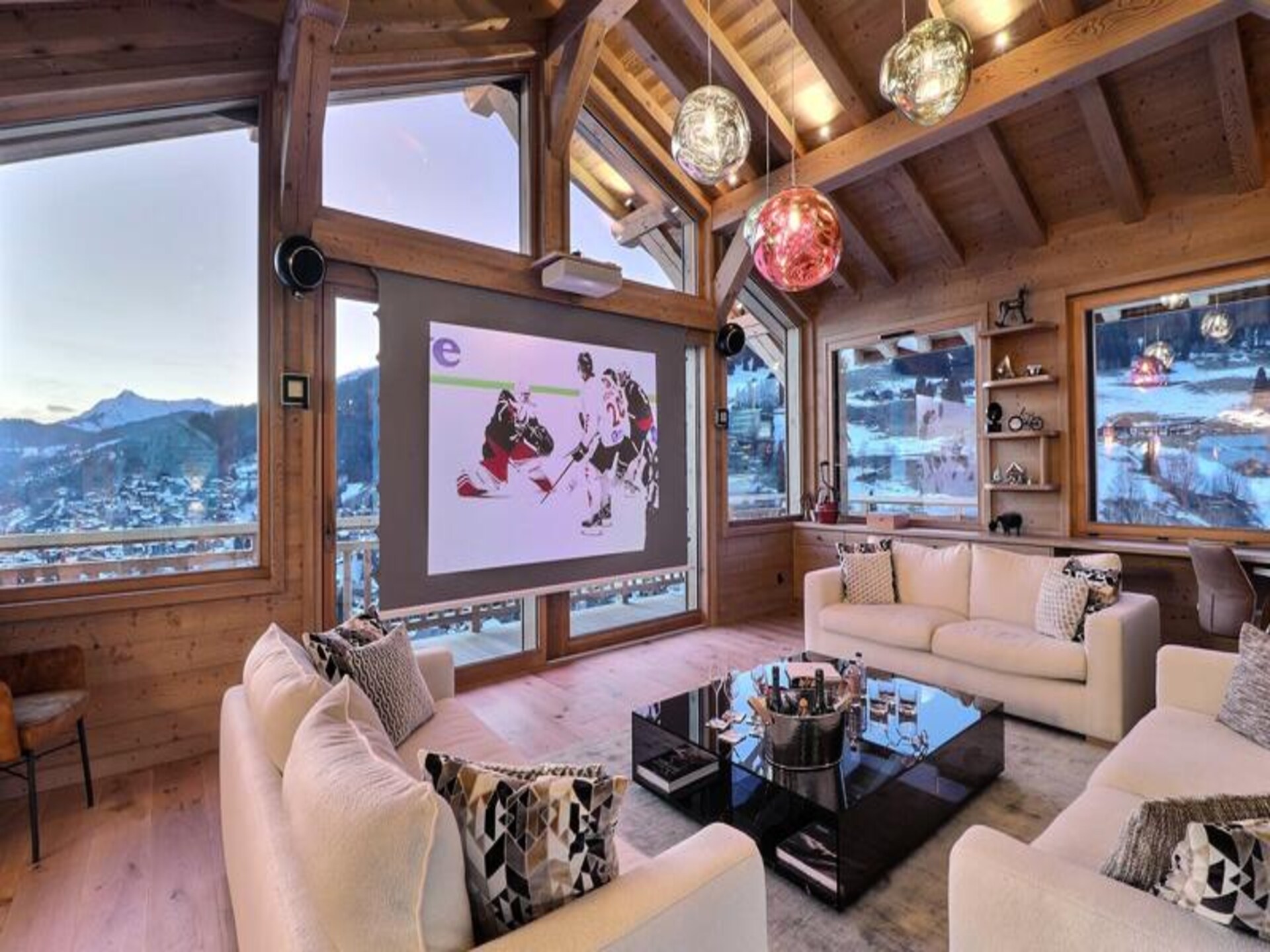 Luxe chalet Les Gets met sauna, jacuzzi en panoramisch uitzicht op de Alpen - foto 6