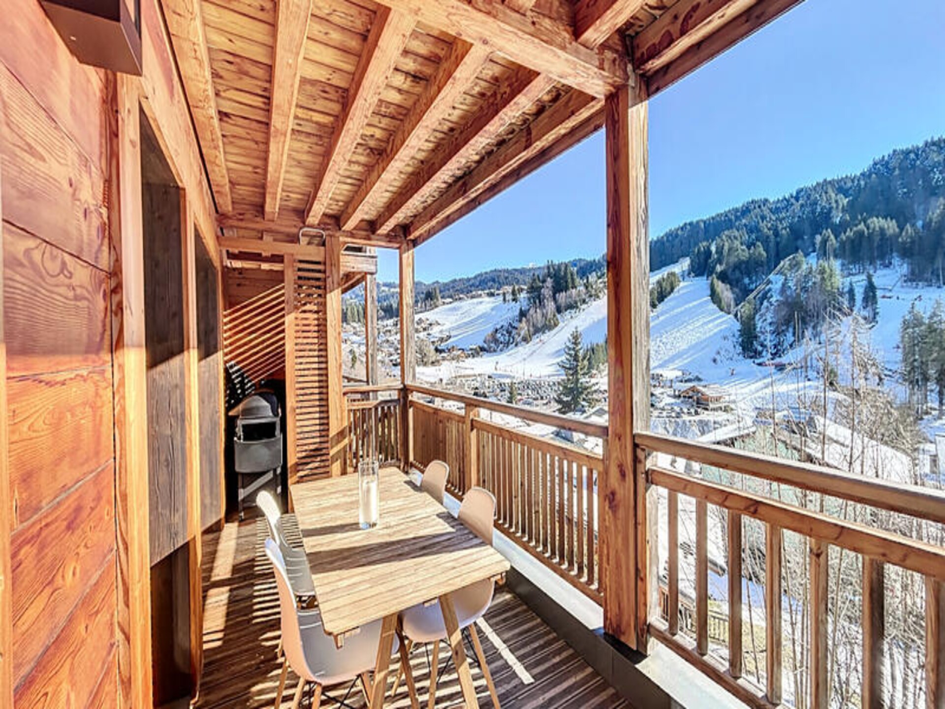 Zonnig appartement in Les Gets, direct aan de skipiste van Perrières - foto 4