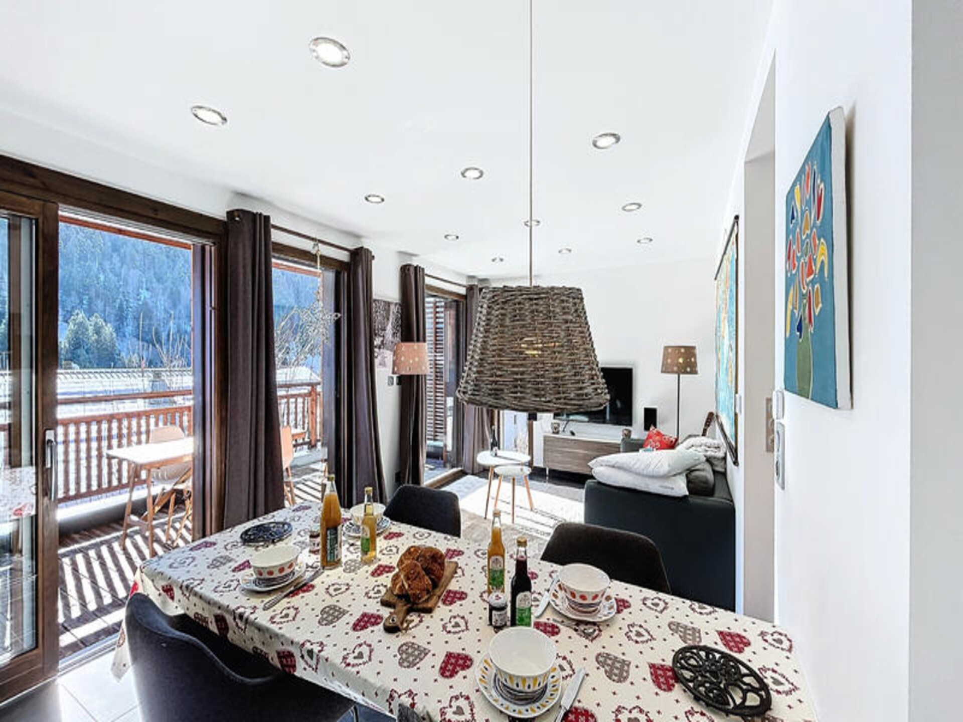 Zonnig appartement in Les Gets, direct aan de skipiste van Perrières - foto 10