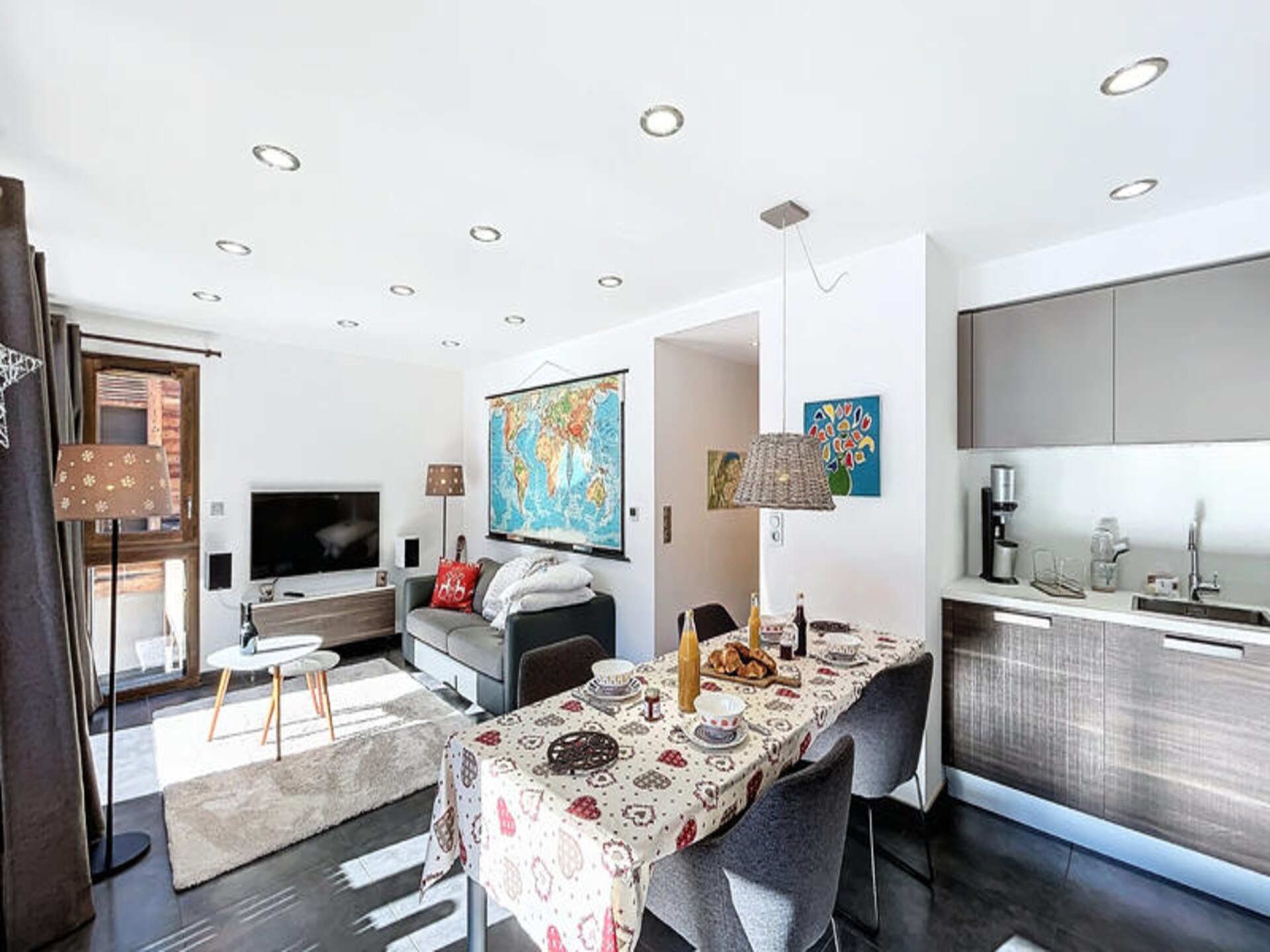Zonnig appartement in Les Gets, direct aan de skipiste van Perrières - foto 11