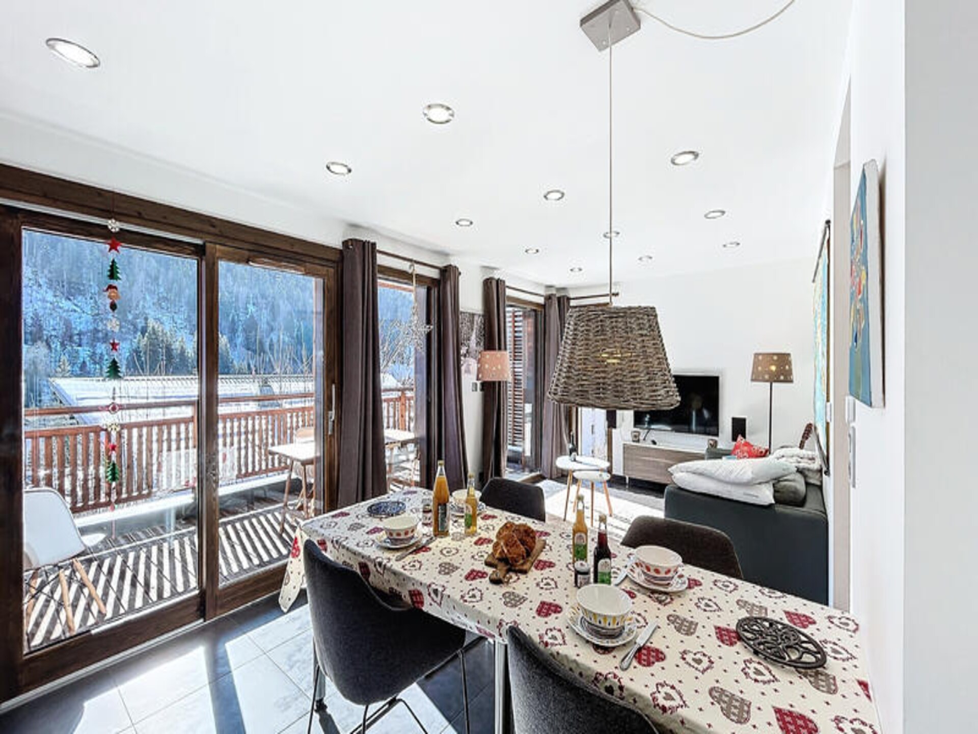 Zonnig appartement in Les Gets, direct aan de skipiste van Perrières - foto 15