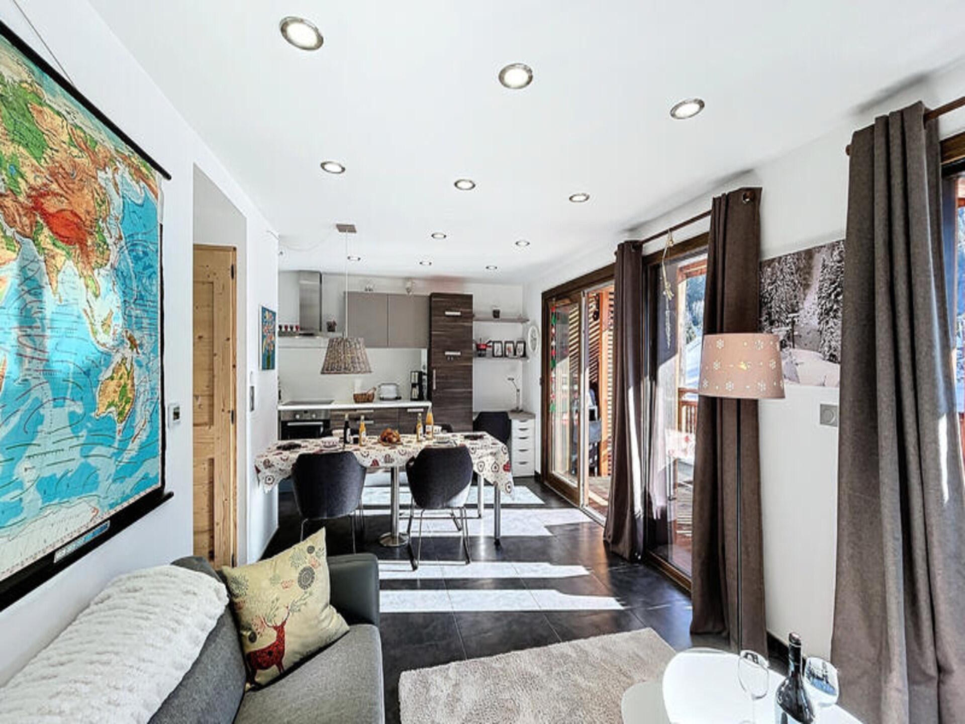 Zonnig appartement in Les Gets, direct aan de skipiste van Perrières - foto 16