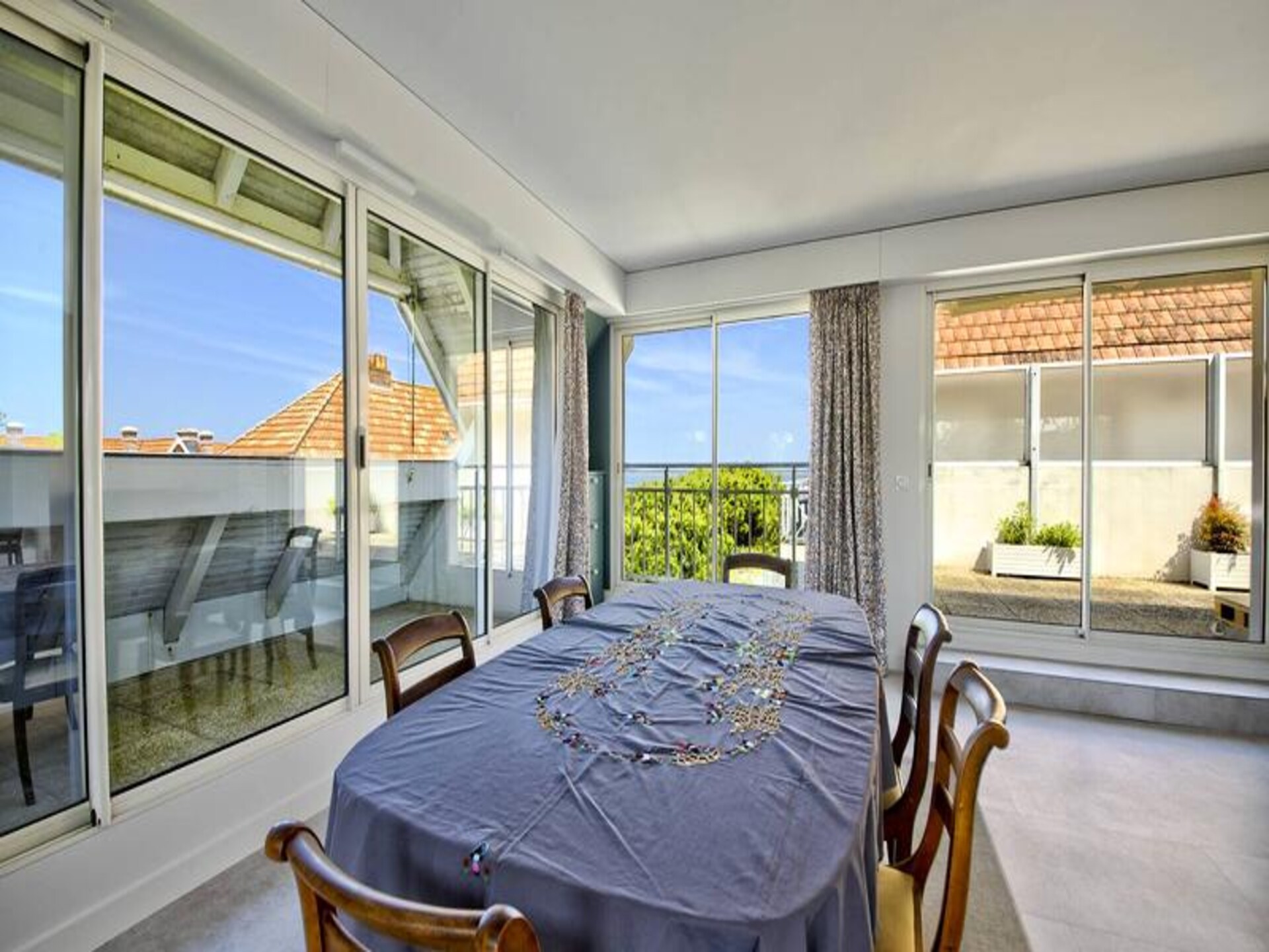 Luxe appartement met panoramisch zeezicht en privéstrand in Arcachon - foto 12