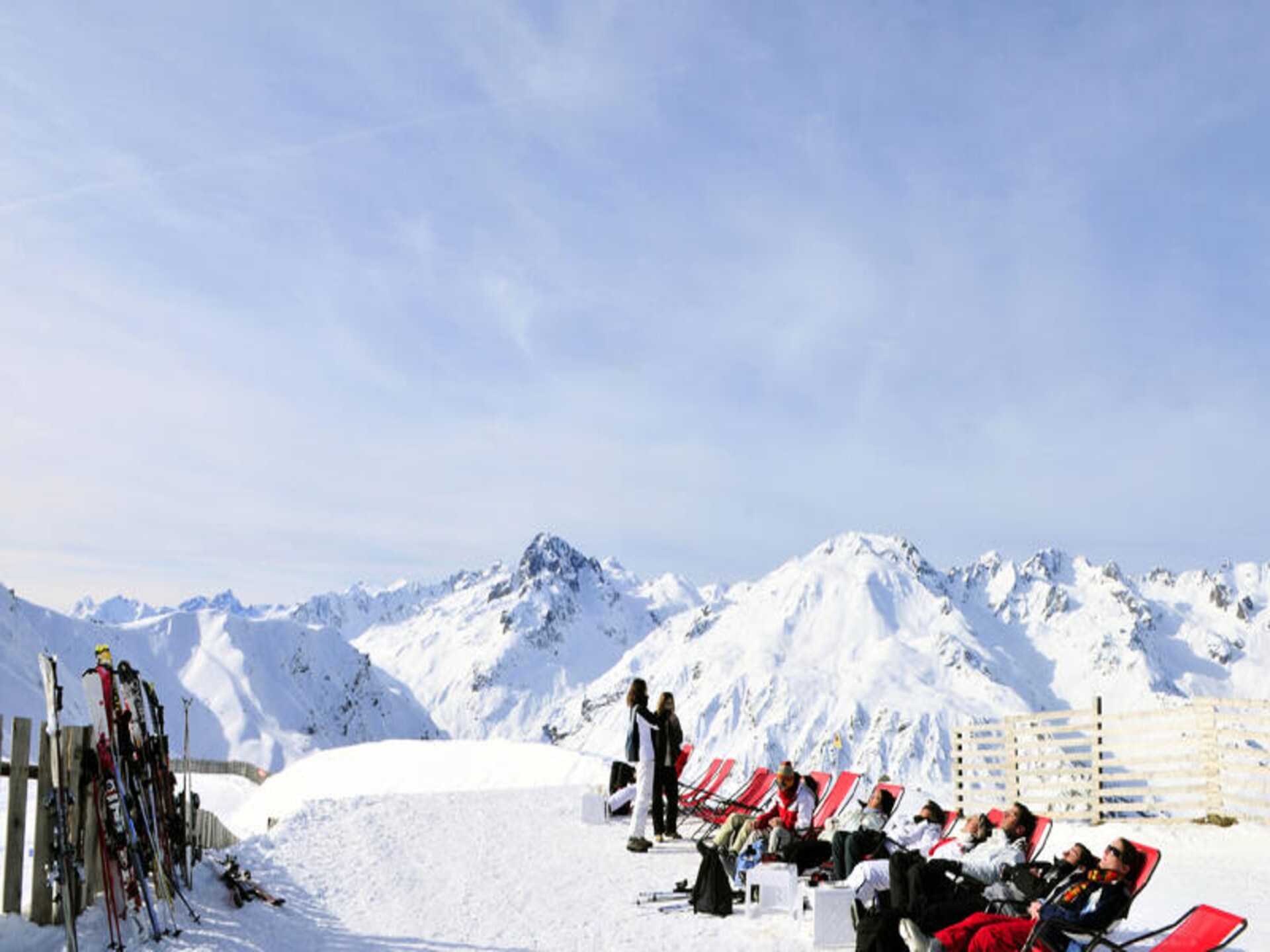 Ski-in/ski-out appartement voor 6 personen aan de piste in Le Corbier - foto 2