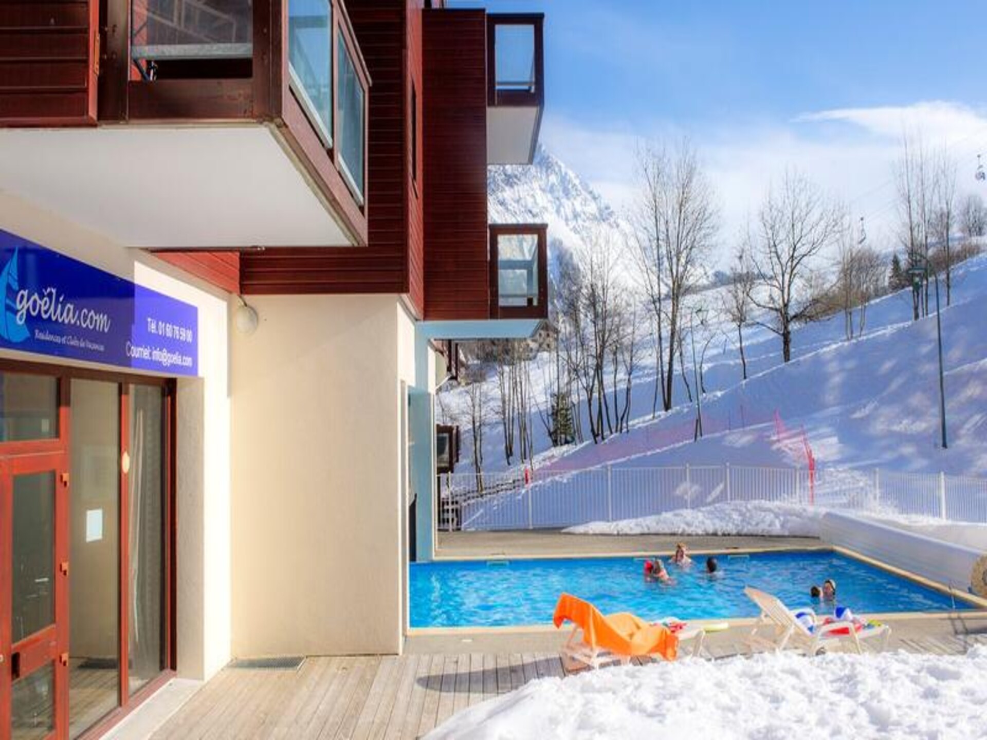 Ski-in/ski-out appartement voor 6 personen aan de piste in Le Corbier - foto 4