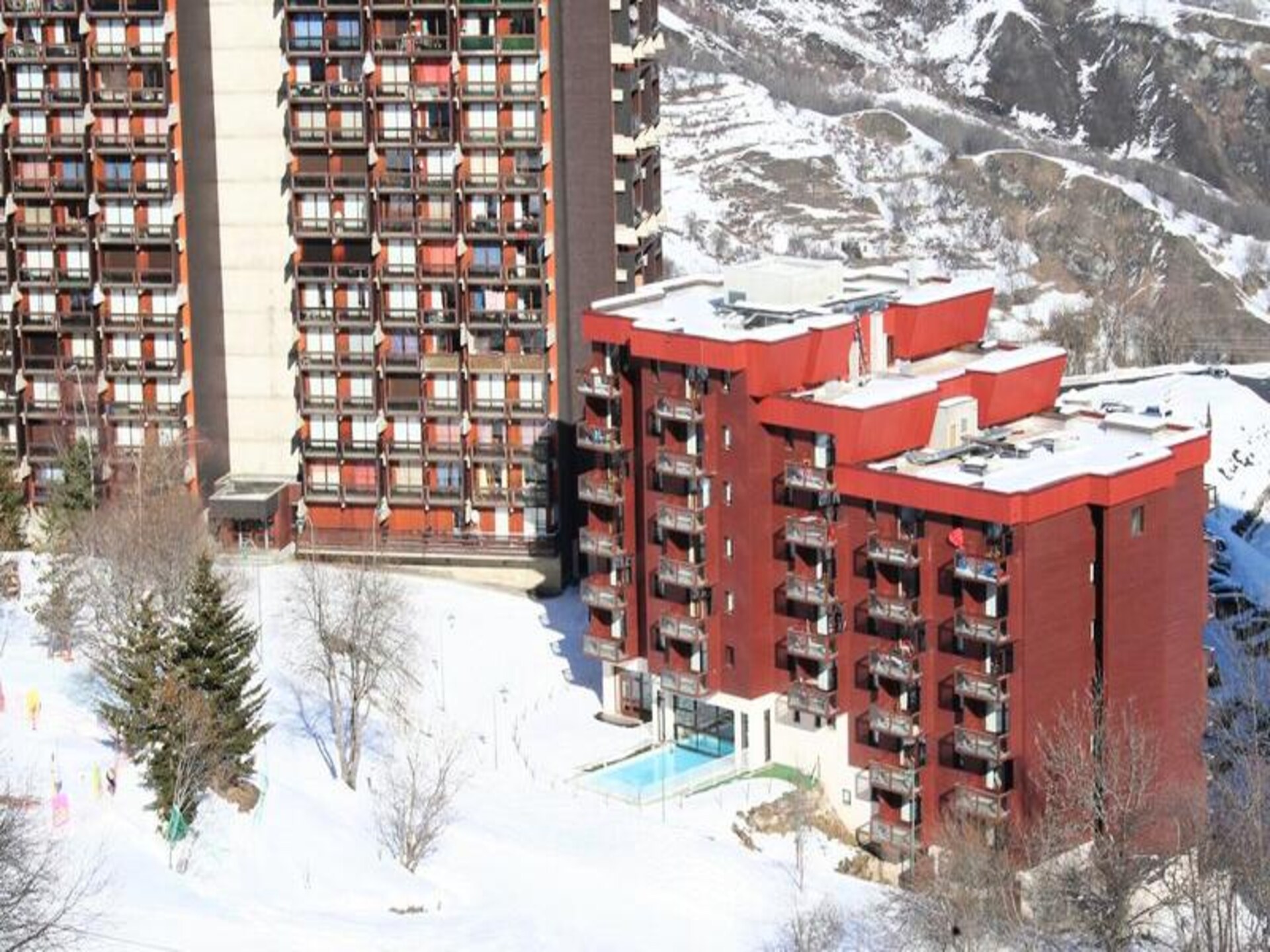 Ski-in/ski-out appartement voor 6 personen aan de piste in Le Corbier - foto 5