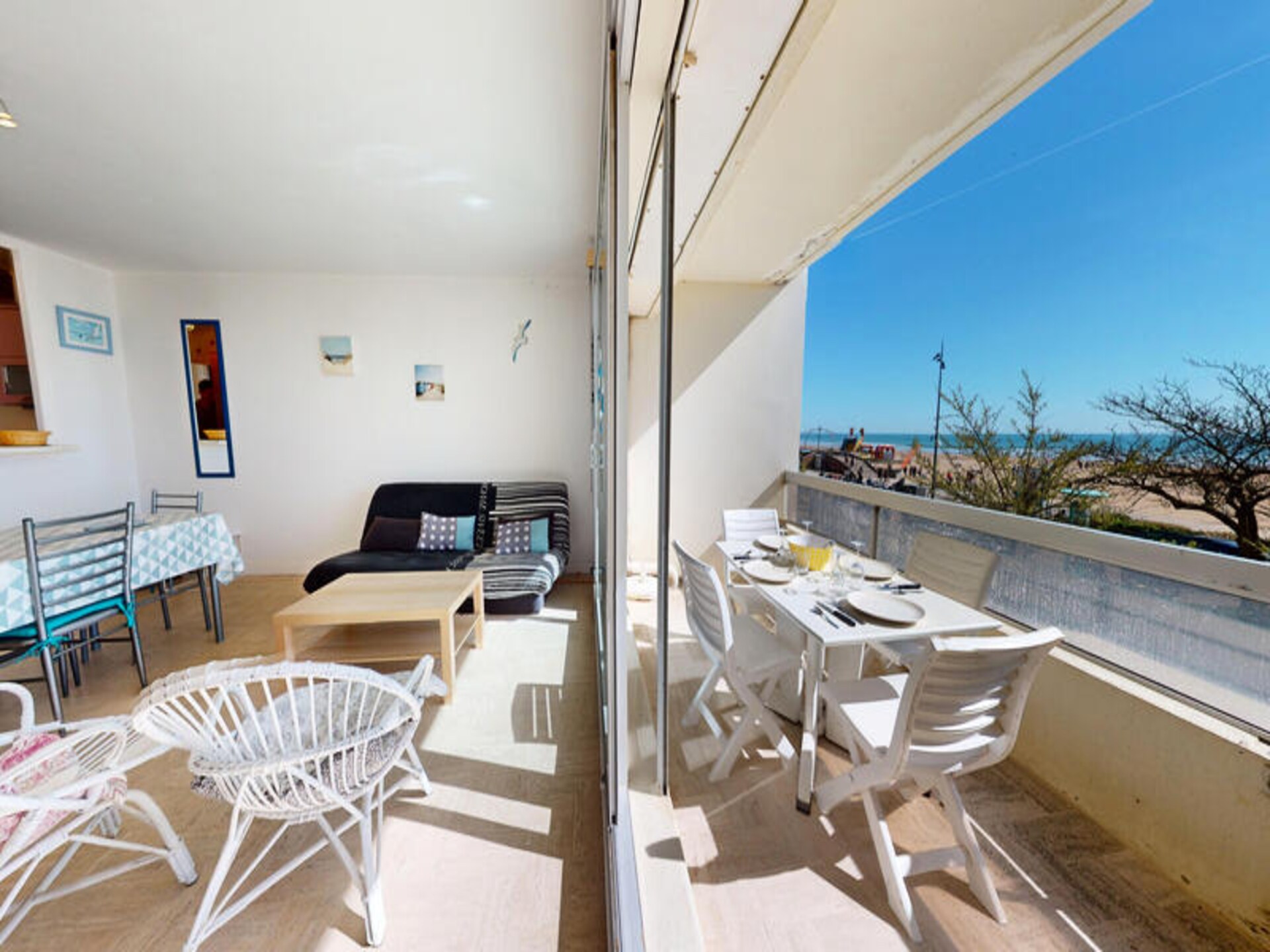 Zonnig appartement in Saint-Jean-de-Monts met balkon en zeezicht - foto 4