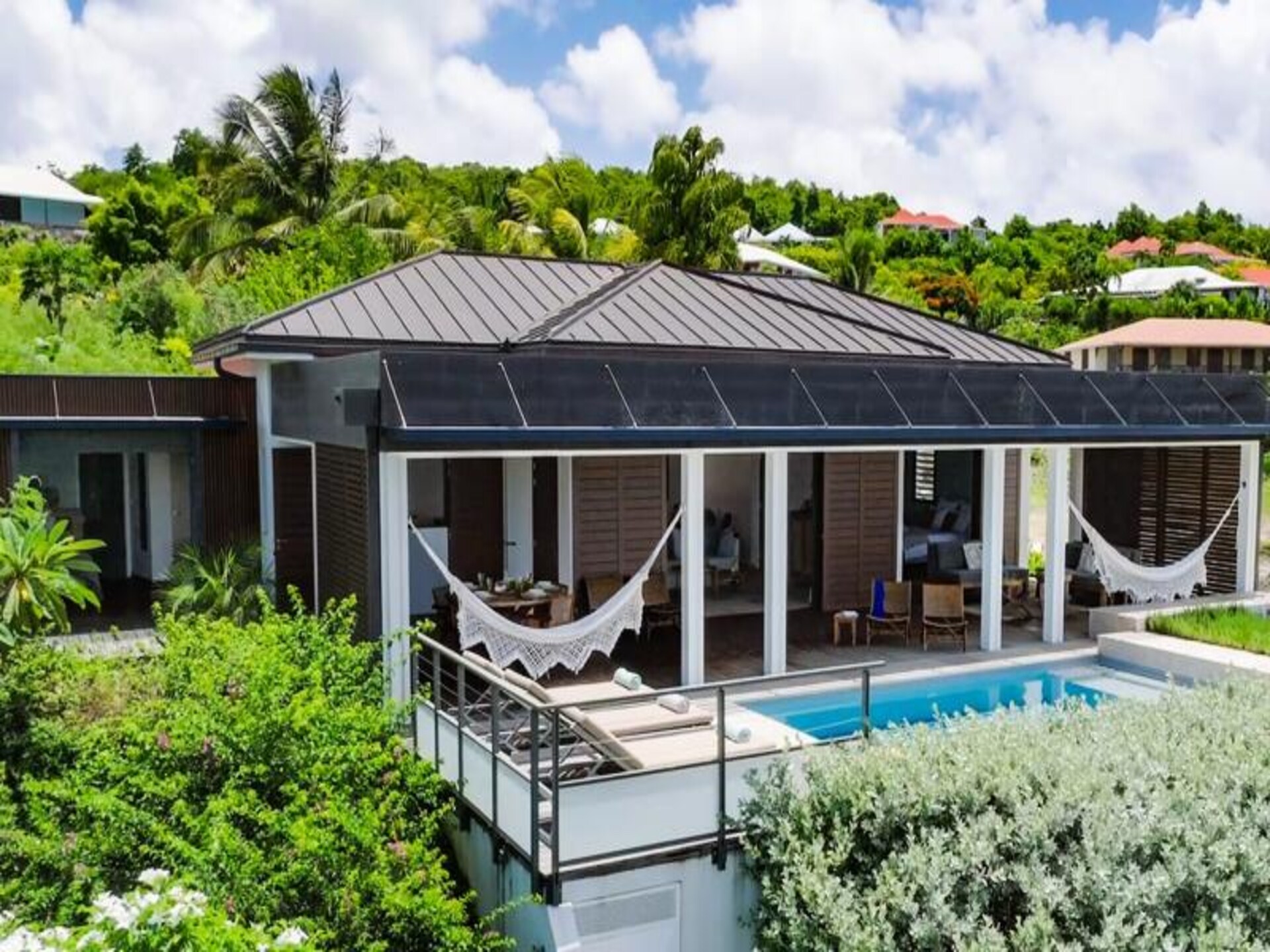 Moderne villa met privézwembad en panoramisch uitzicht op zee in Grand-Bourg - foto 4