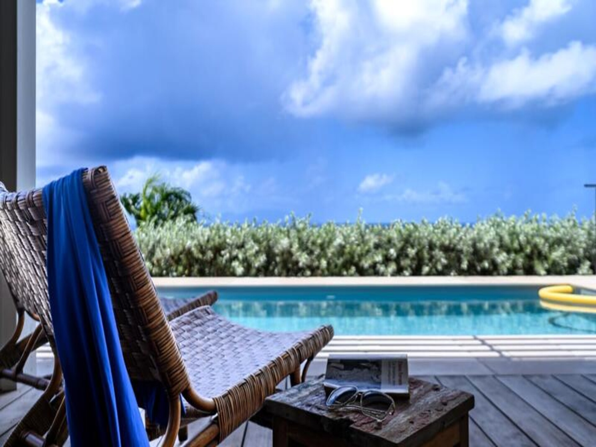 Moderne villa met privézwembad en panoramisch uitzicht op zee in Grand-Bourg - foto 12