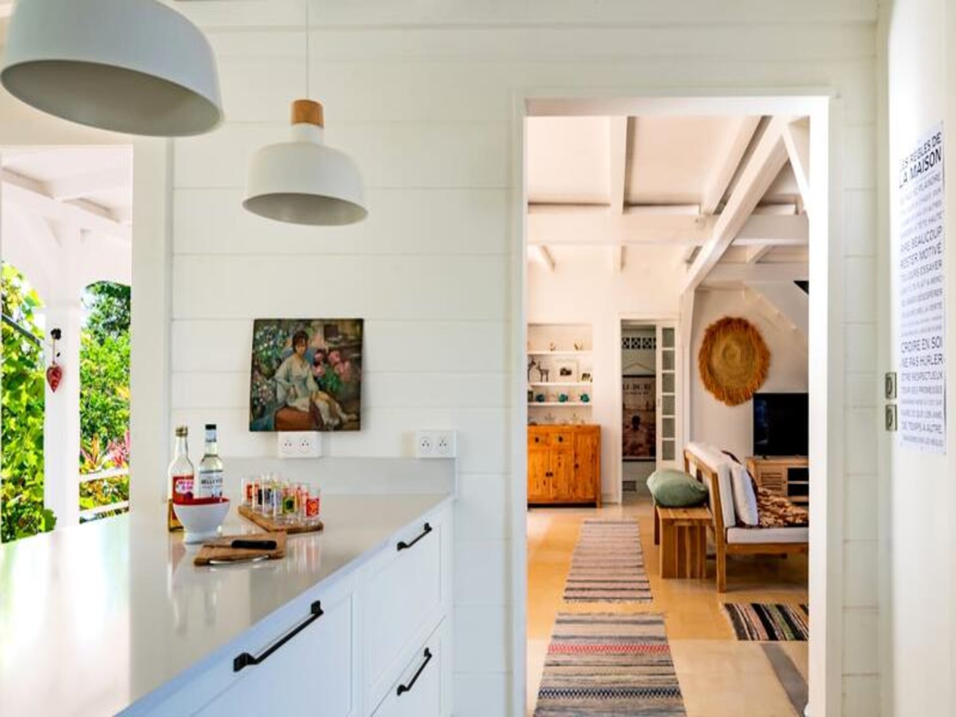 Villa Blanche in Grand-Bourg: luxe voor 11 personen met privézwembad en zeezicht - foto 17