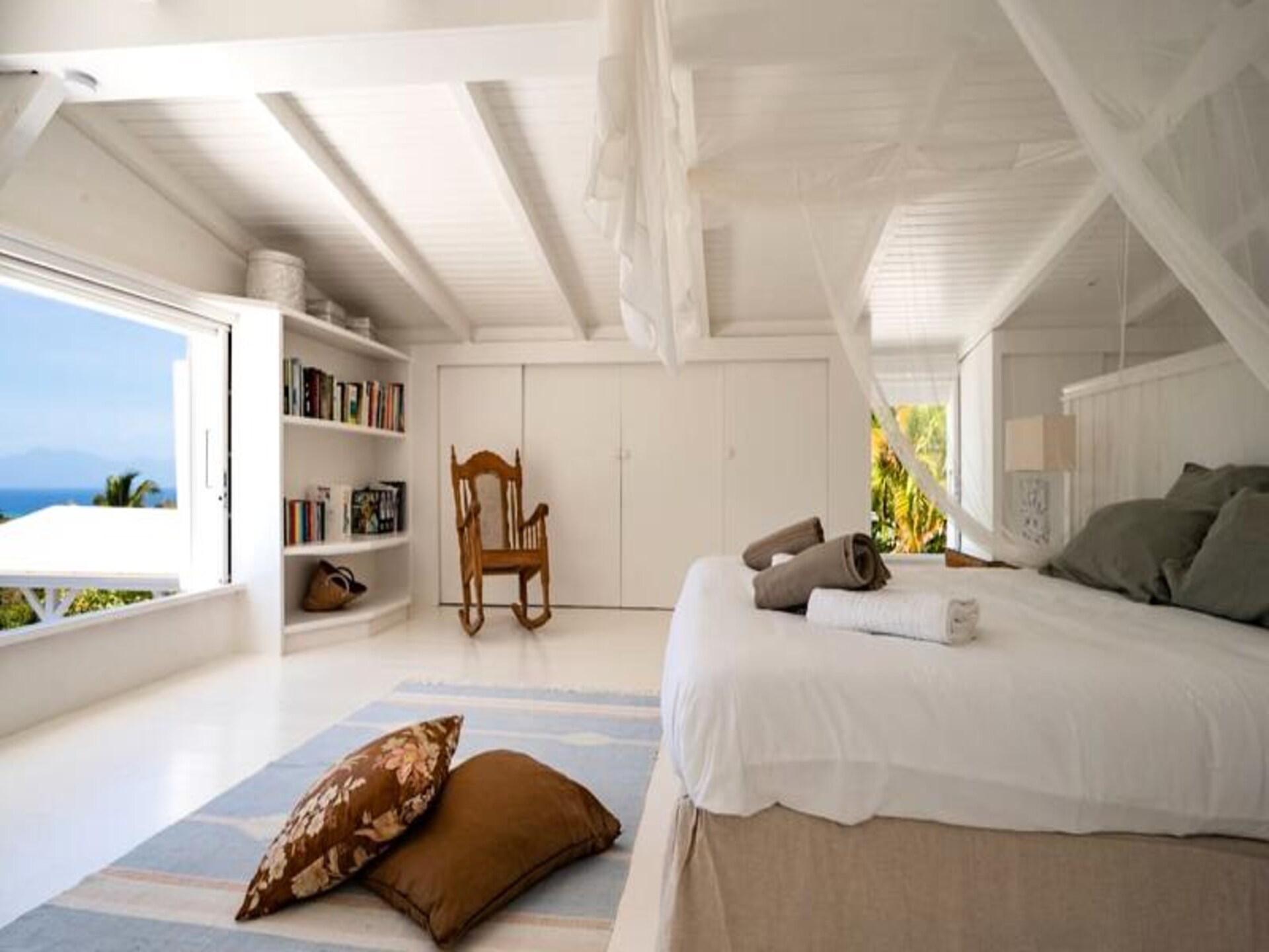 Villa Blanche in Grand-Bourg: luxe voor 11 personen met privézwembad en zeezicht - foto 23