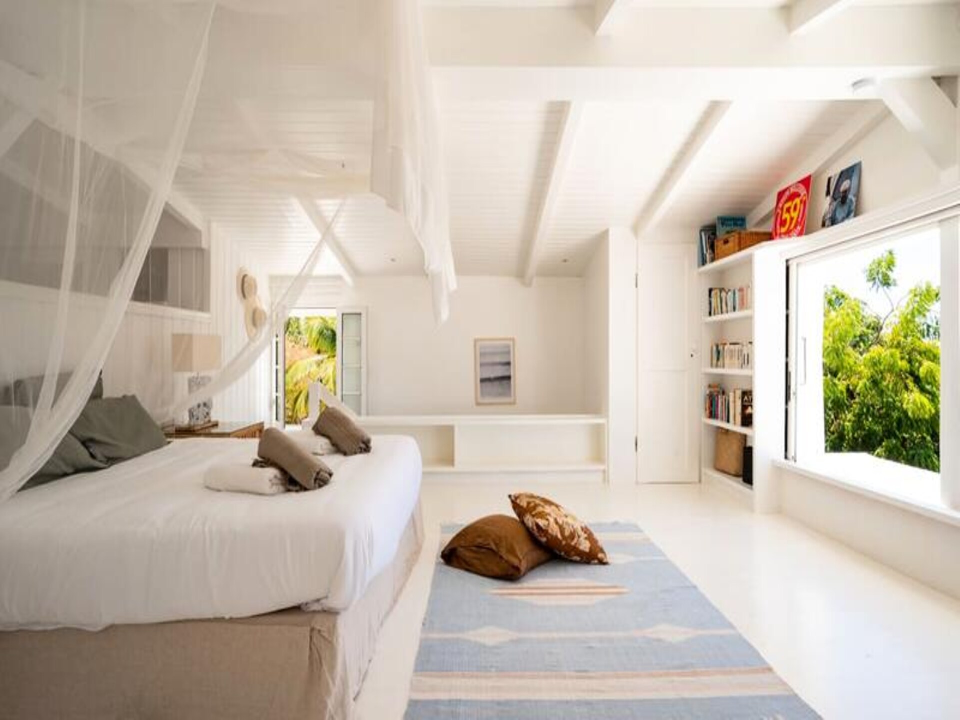 Villa Blanche in Grand-Bourg: luxe voor 11 personen met privézwembad en zeezicht - foto 24