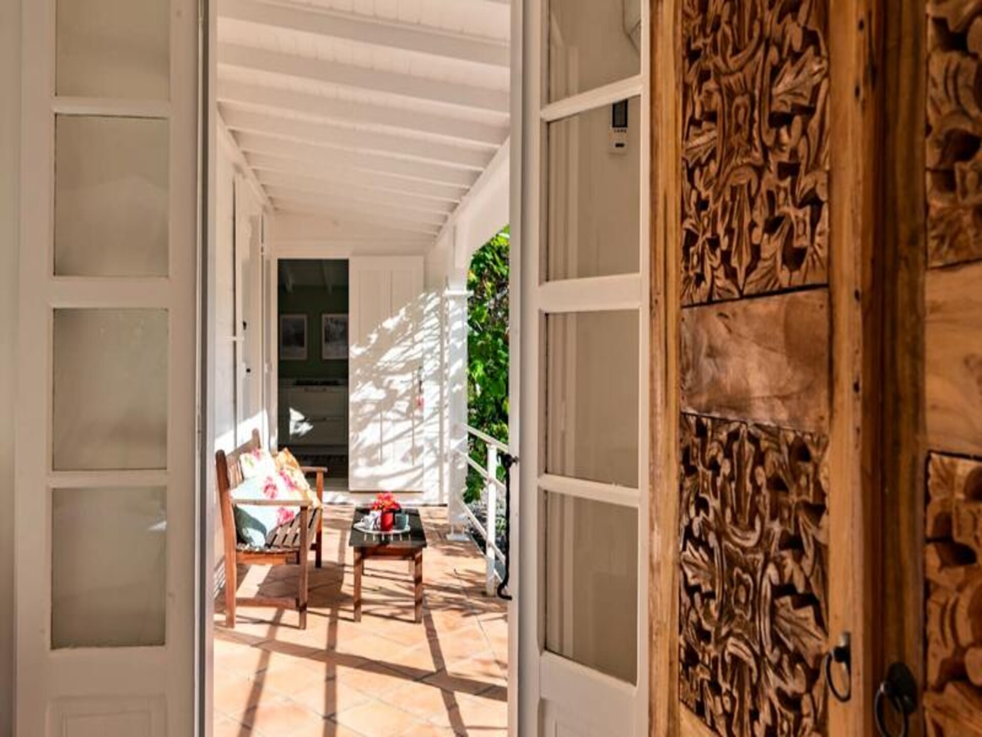 Villa Blanche in Grand-Bourg: luxe voor 11 personen met privézwembad en zeezicht - foto 54