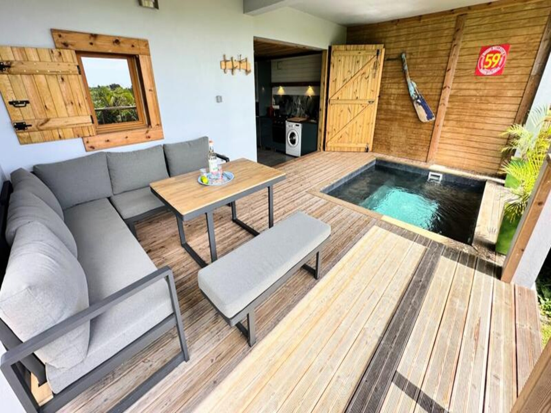 Knusse bungalow met privézwembad en zeezicht in Grand-Bourg, Marie-Galante - foto 7