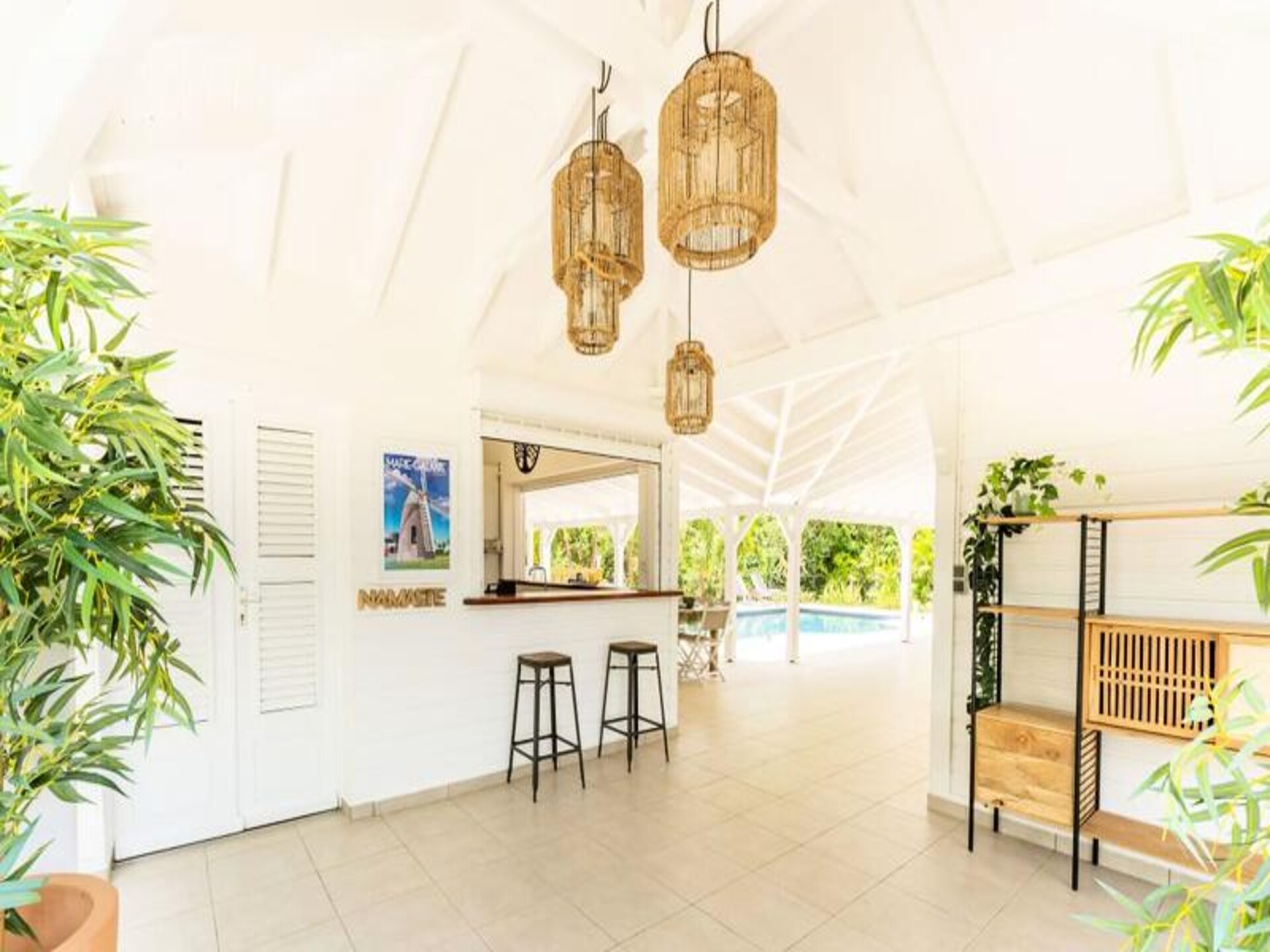 Villa Moca: Elegantie en weids zeezicht boven Grand-Bourg voor 8 personen - foto 11
