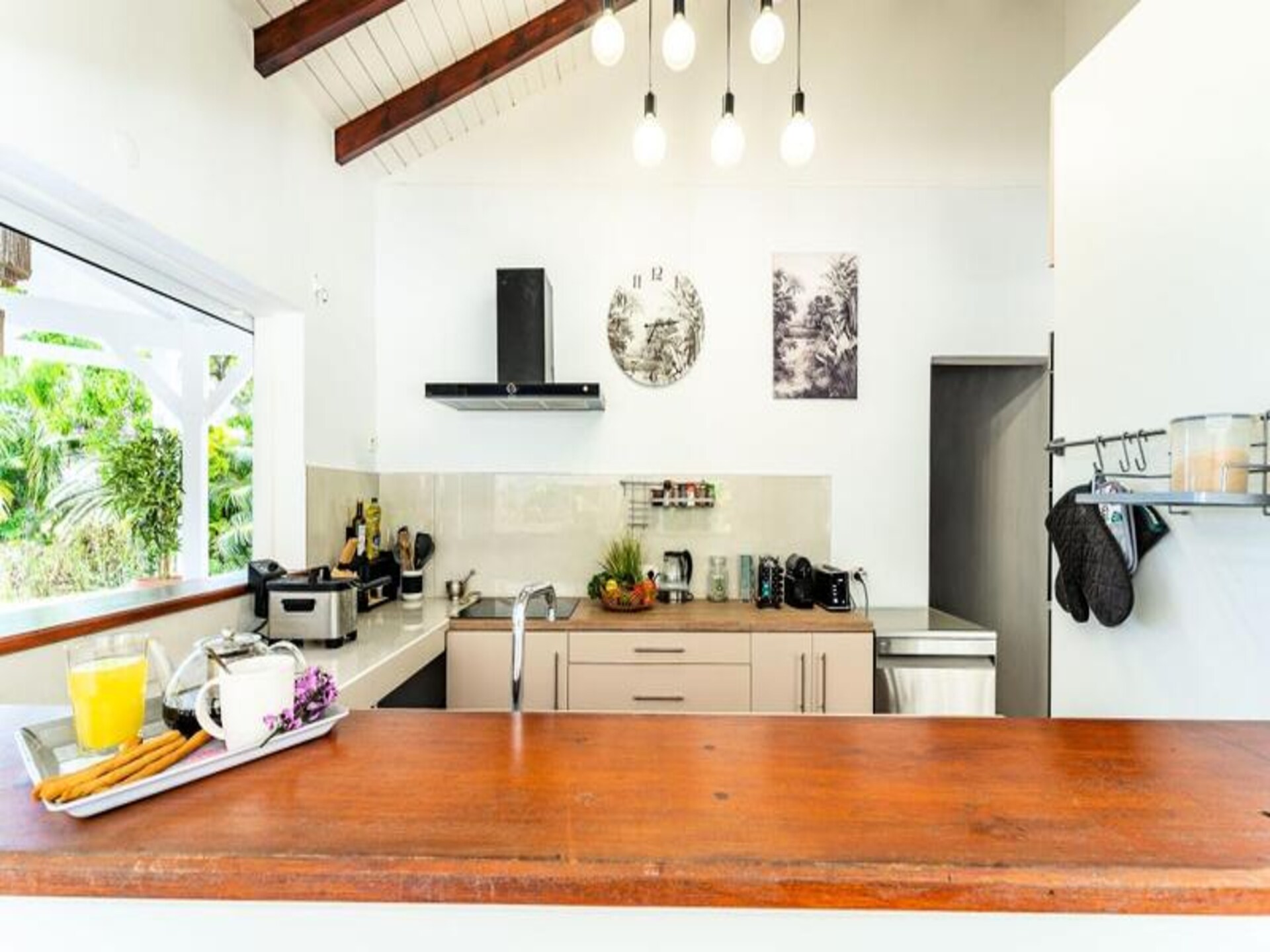 Villa Moca: Elegantie en weids zeezicht boven Grand-Bourg voor 8 personen - foto 16