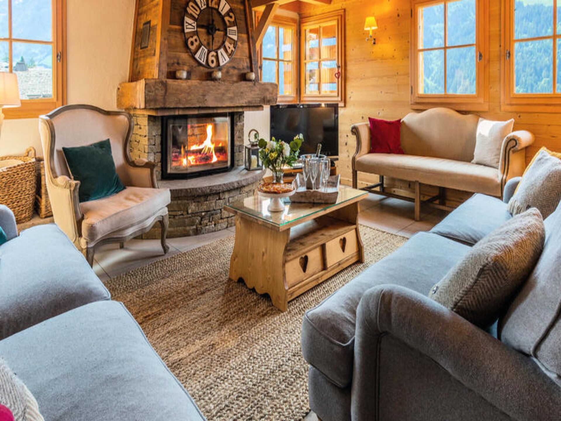 Luxe chaletappartement voor 10 personen met jacuzzi en panoramisch uitzicht in La Clusaz - foto 13